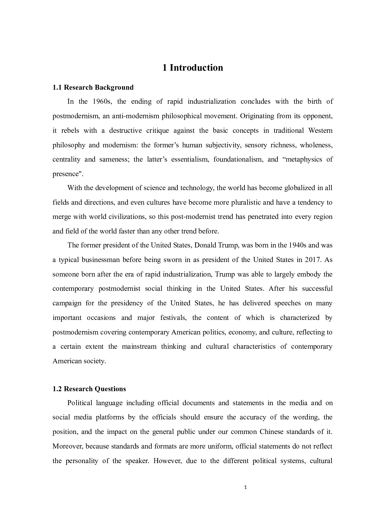 特朗普政治语言的后现代主义特色-8811字.docx 第4页