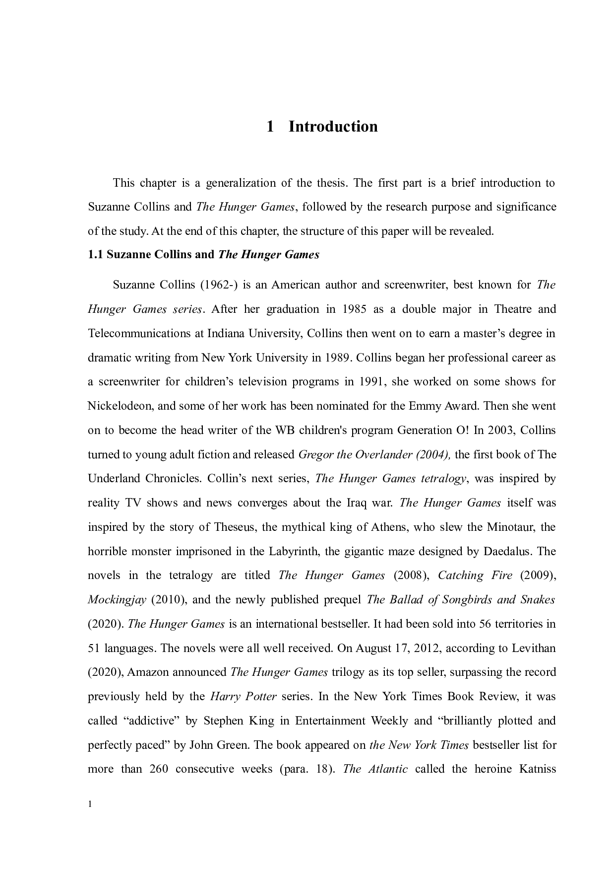 目的论视角下《饥饿游戏》两个中译本的对比分析-12599字.docx 第6页