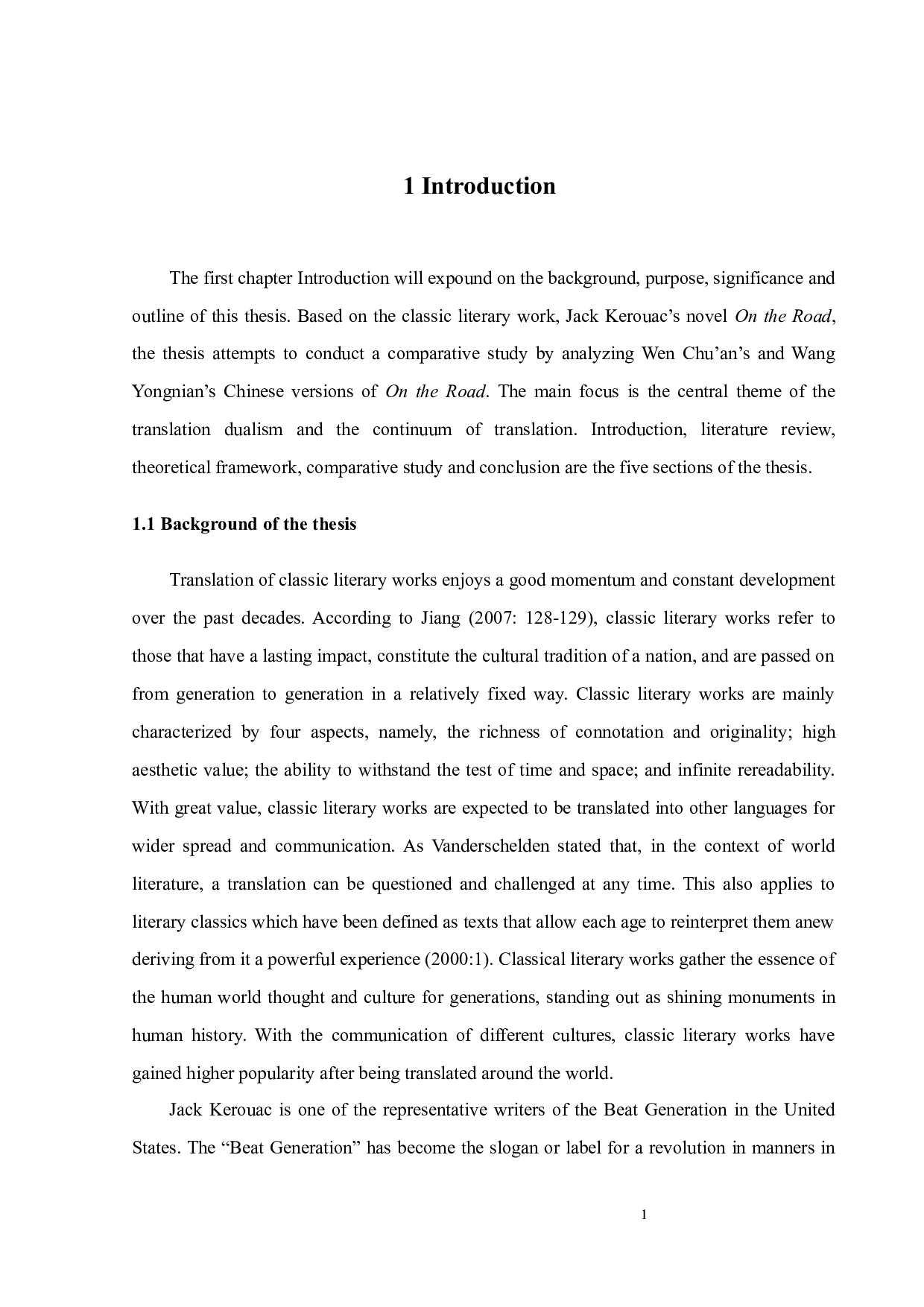 经典文学《在路上》两个译本的对比研究-10232字.docx 第5页