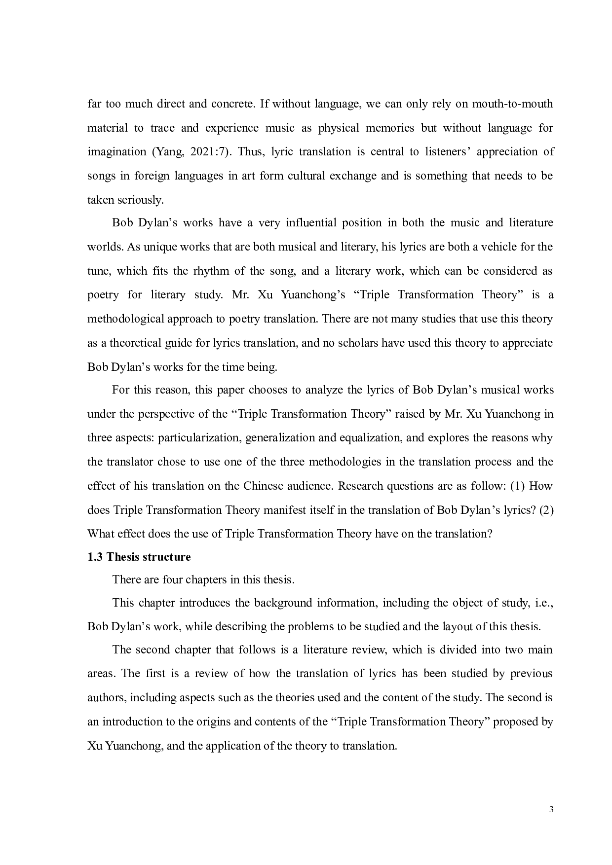 许渊冲&ldquo;三化论&rdquo;在鲍勃&middot;迪伦作品翻译中的应用-8767字.doc 第7页