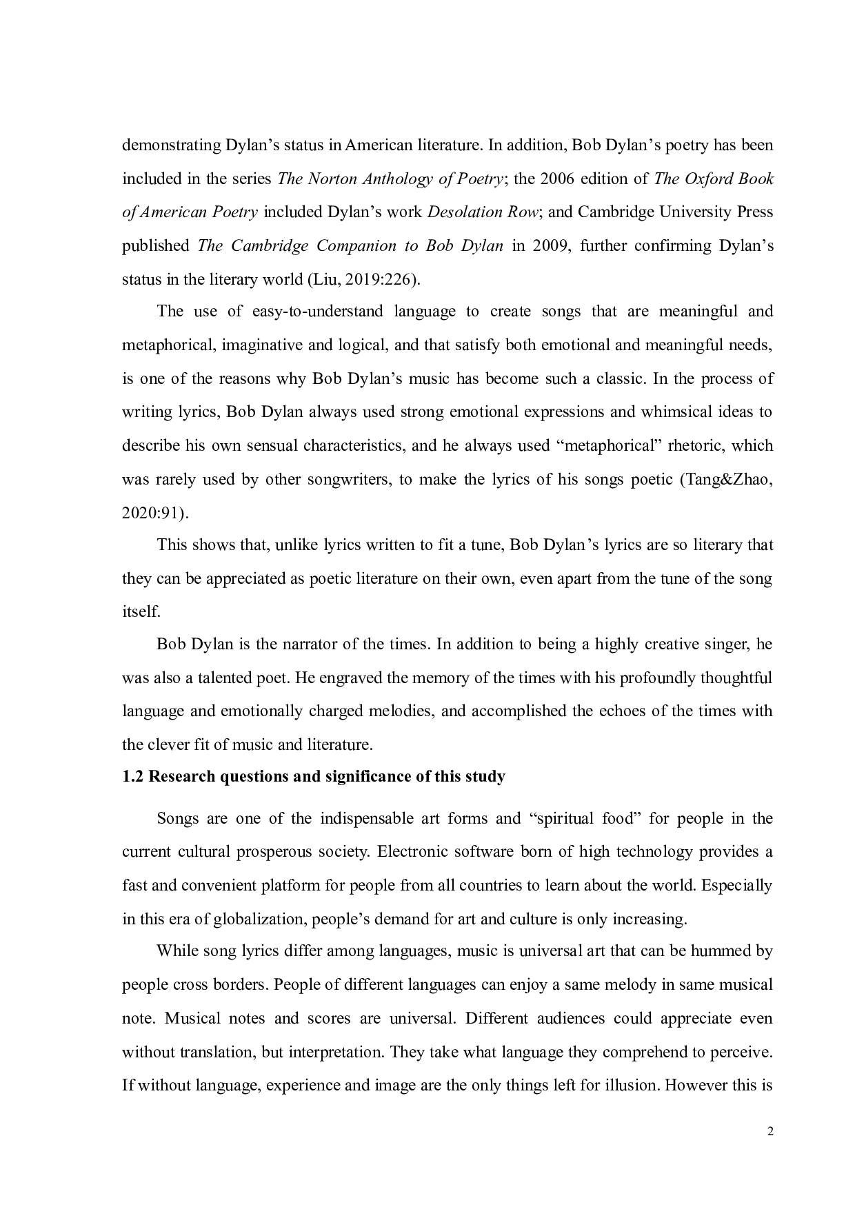 许渊冲&ldquo;三化论&rdquo;在鲍勃&middot;迪伦作品翻译中的应用-8767字.doc 第6页