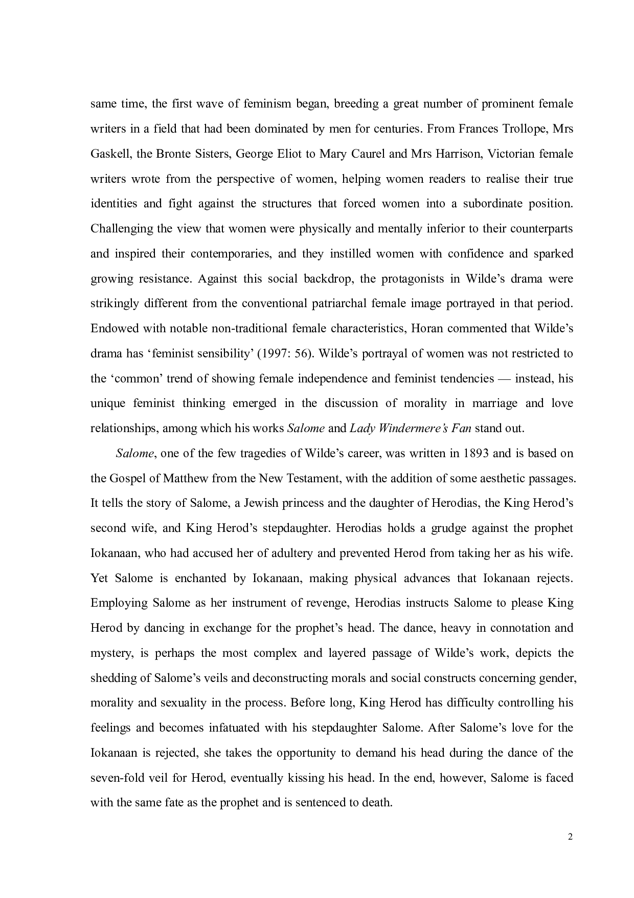 从《莎乐美》和《温德米尔夫人的扇子》看王尔德的女性主义思想-13788字.pdf 第5页