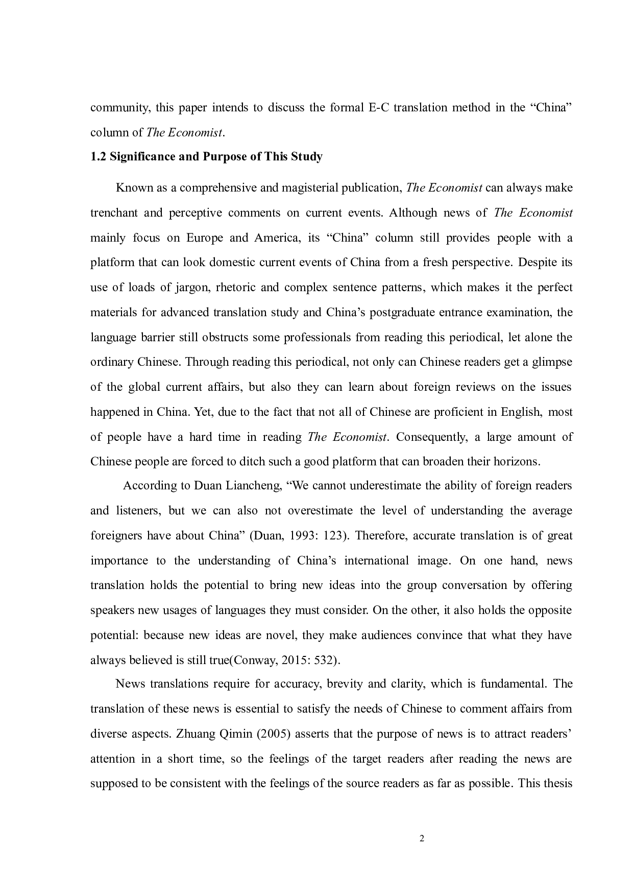 功能对等论视角下《经济学人》中国版块新闻汉译研究-11206字.docx 第8页