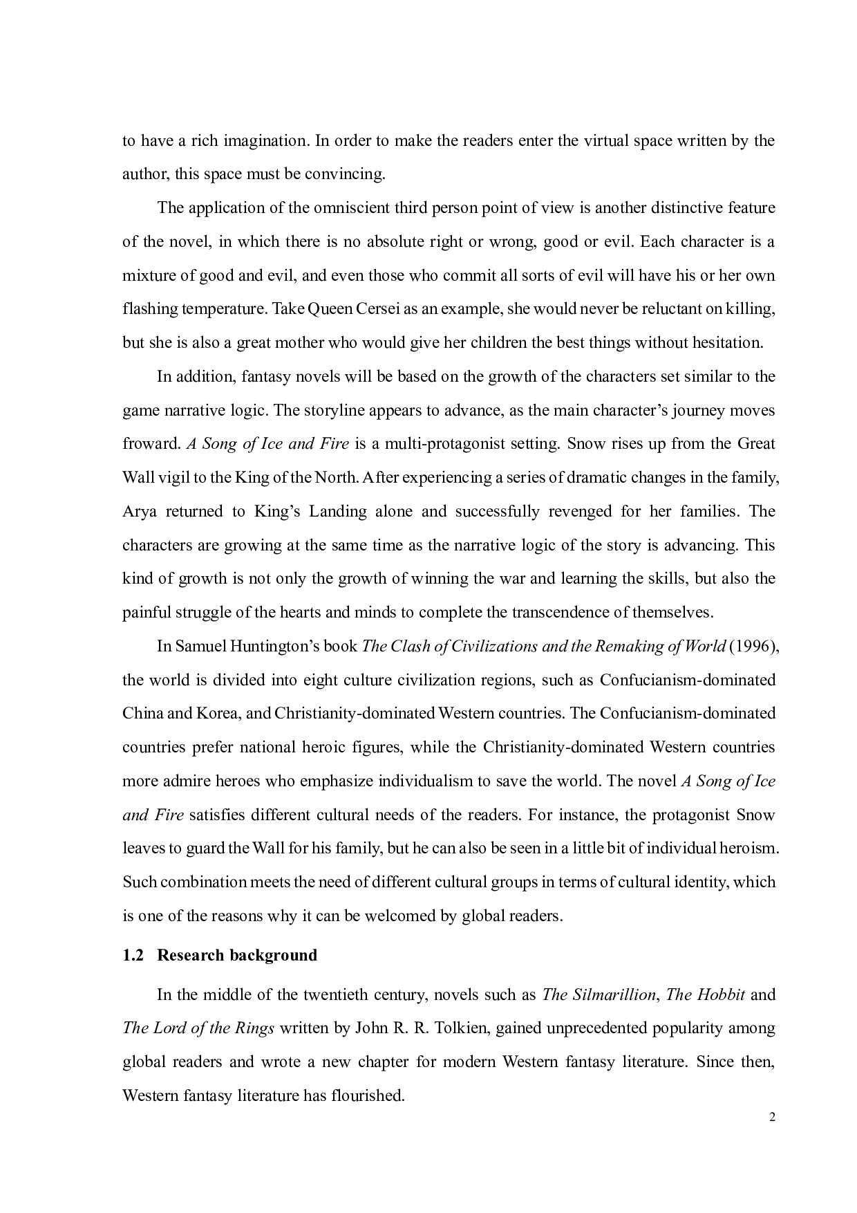 翻译美学视角下《冰与火之歌》译本分析-9046字.pdf 第5页