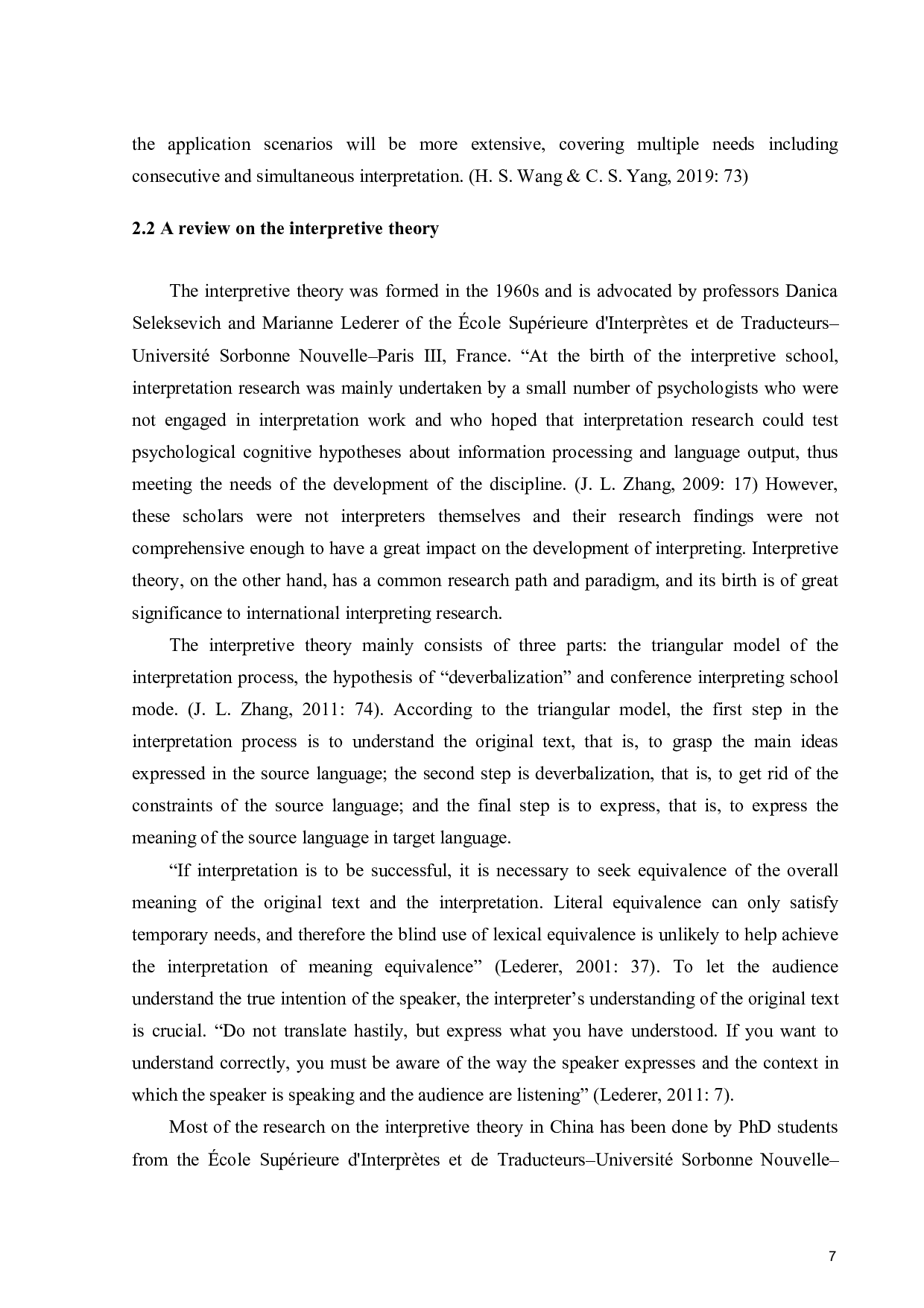 释意论视角下汉英同传脱离源语外壳策略的应用-9488字.pdf 第10页