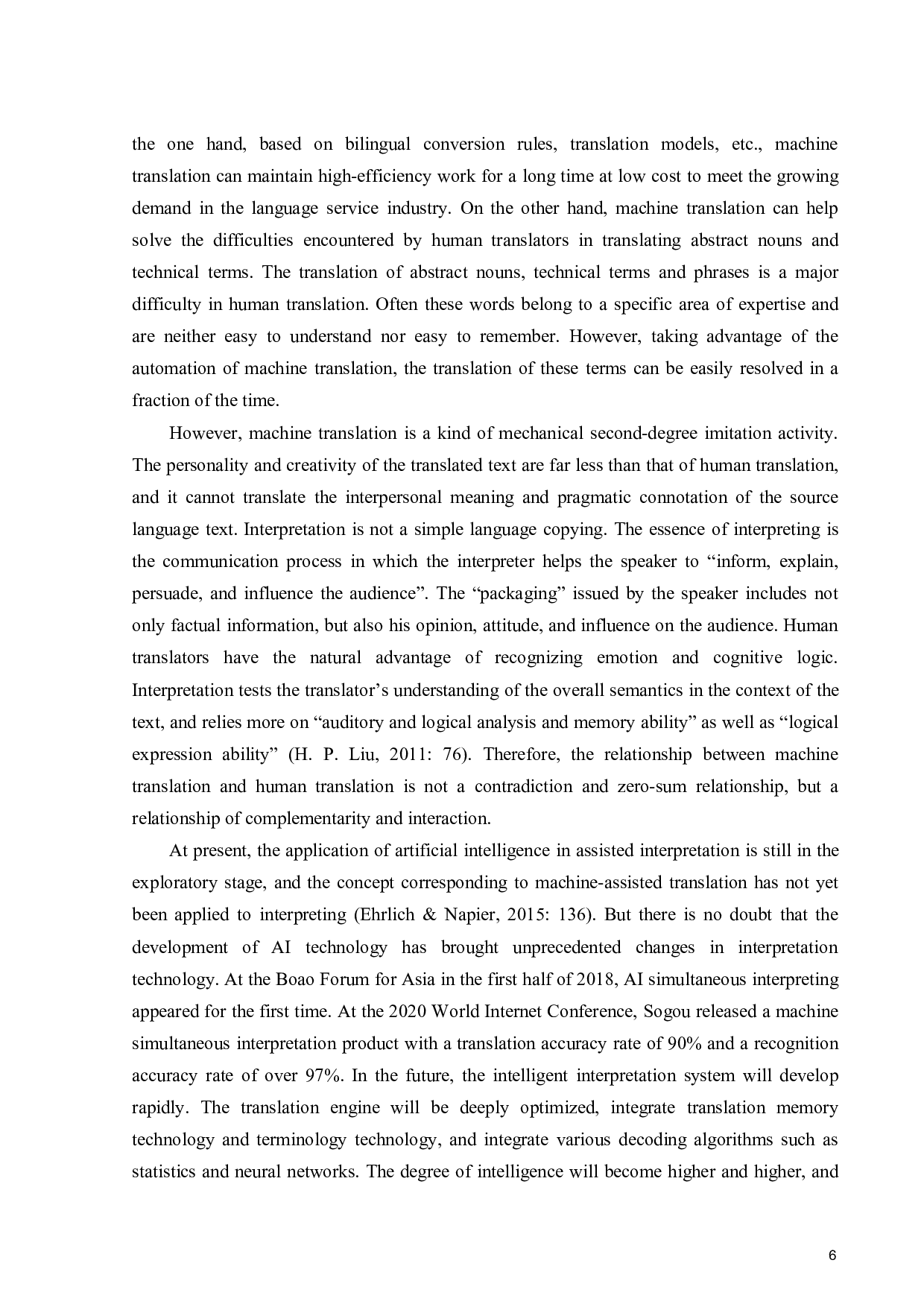 释意论视角下汉英同传脱离源语外壳策略的应用-9488字.pdf 第9页