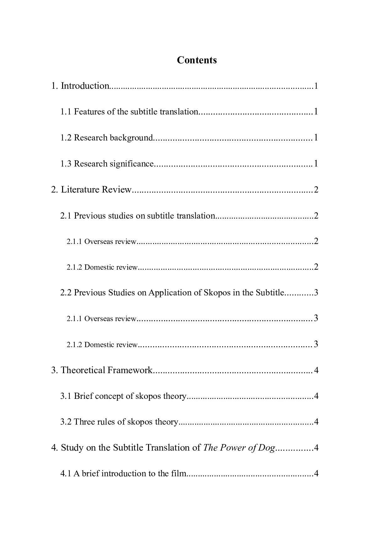 目的论视角下电影字幕翻译研究&mdash;以《犬之力》为例子-6158字.docx 第1页