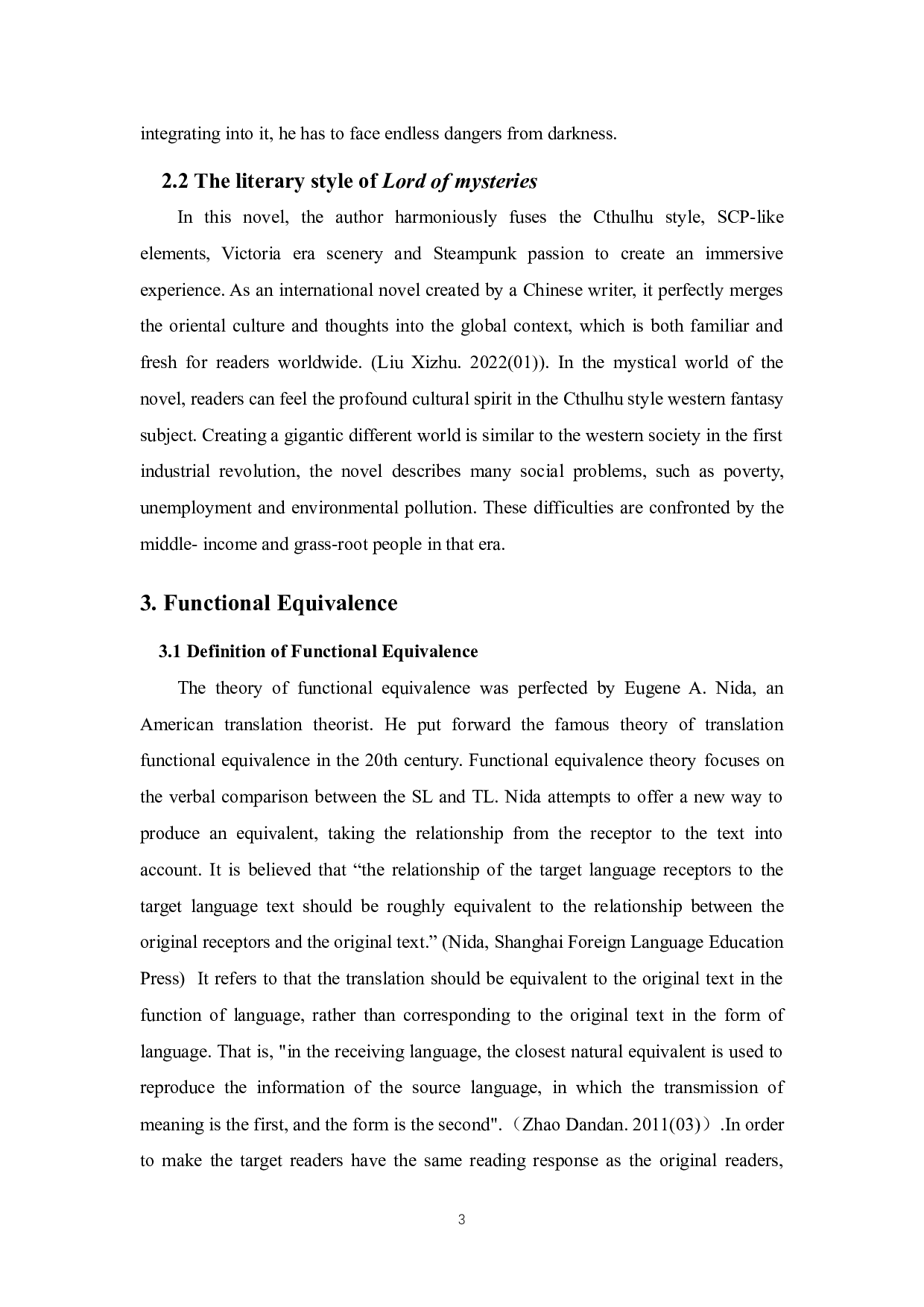 功能对等理论视角下《诡秘之主》英文翻译研究-6202字.docx 第5页
