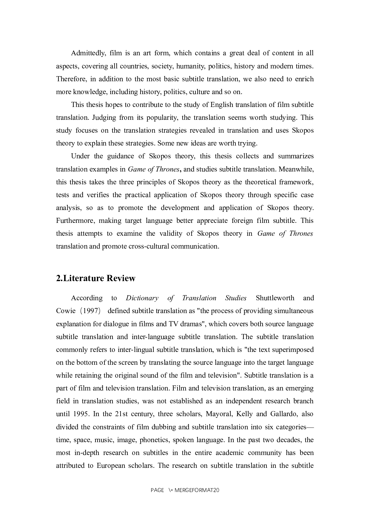 目的论视角下的字幕翻译英译研究&mdash;以美剧《权力的游戏》为例-8233字.docx 第5页