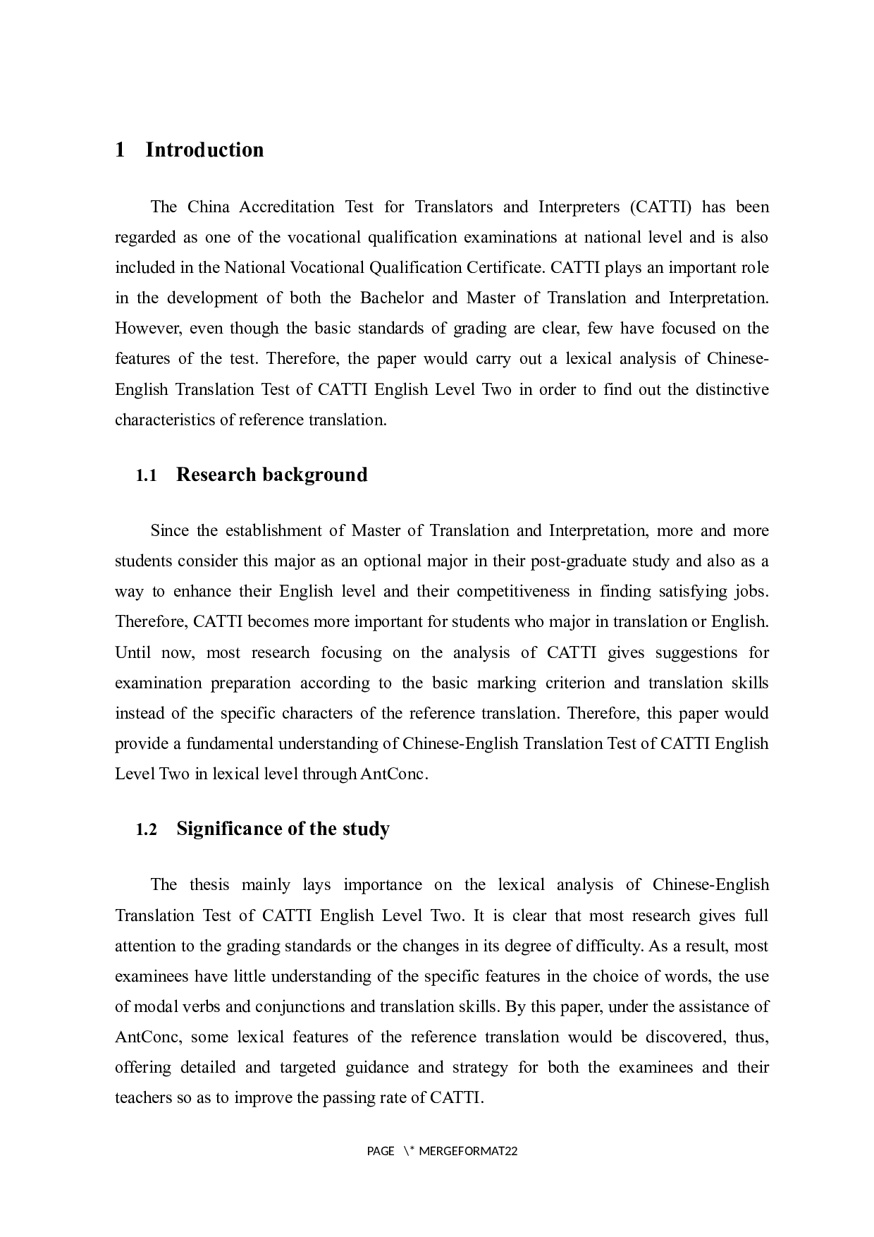 基于AntConc对CATTI英语二级笔译汉译英的分析-8374字.docx 第5页