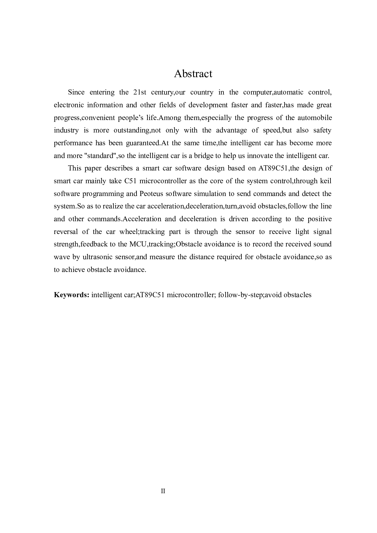 基于AT89C51的智能小车软件系统设计-12000字.docx 第2页