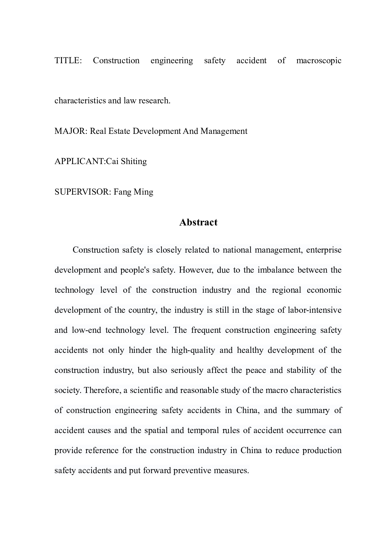 建筑工程安全事故的宏观特性及规律研究-9684字.docx 第3页