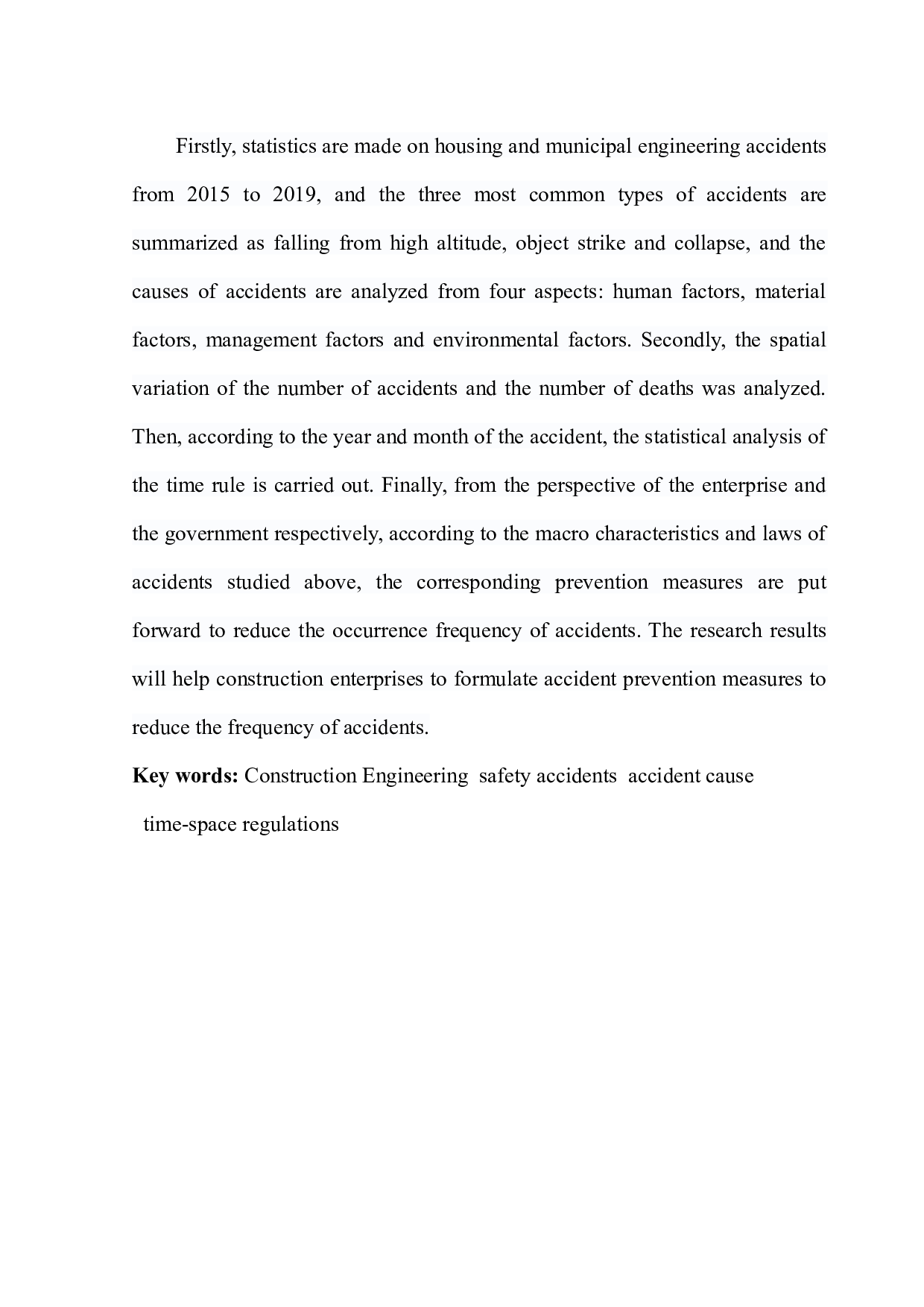 建筑工程安全事故的宏观特性及规律研究-9684字.docx 第4页