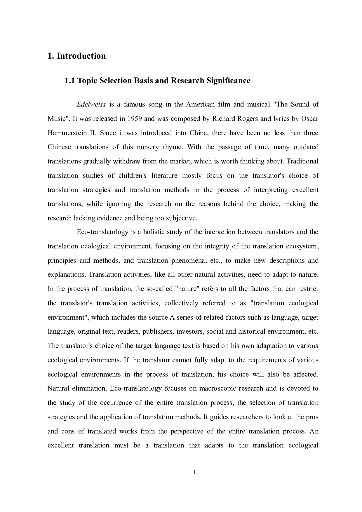 生态翻译学视角下的童谣翻译深度文本分析&mdash;&mdash;以《雪绒花》为例-9484字.docx 第4页