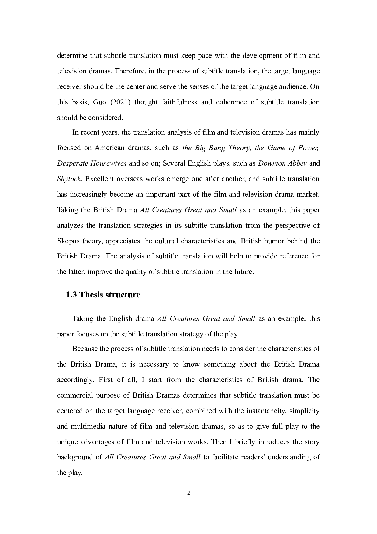 目的论视角下英剧翻译策略--以《万物生灵》为例-7492字.docx 第4页