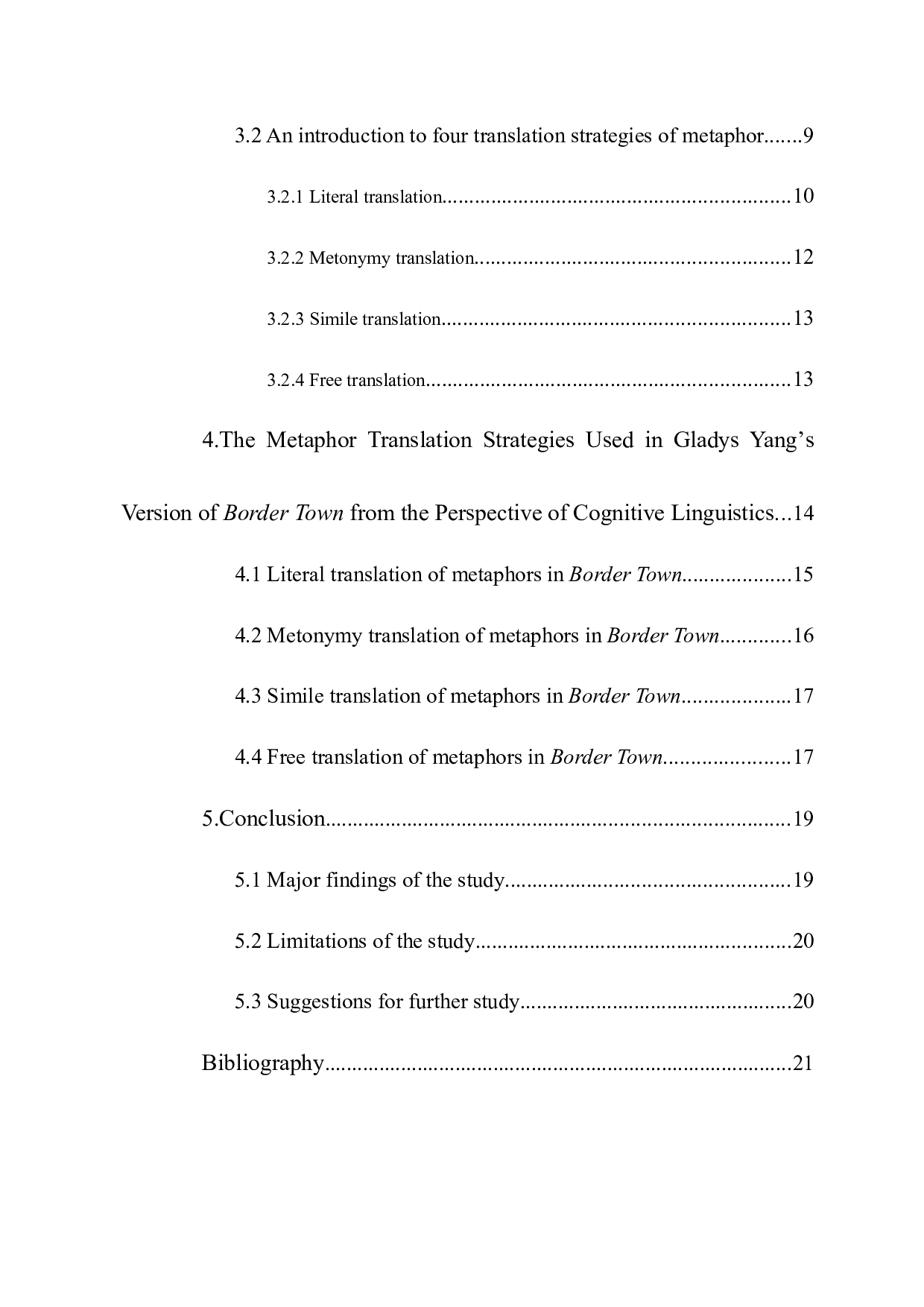 认知语言学视角下《边城》戴译本的隐喻翻译及策略研究-8202字.docx 第3页