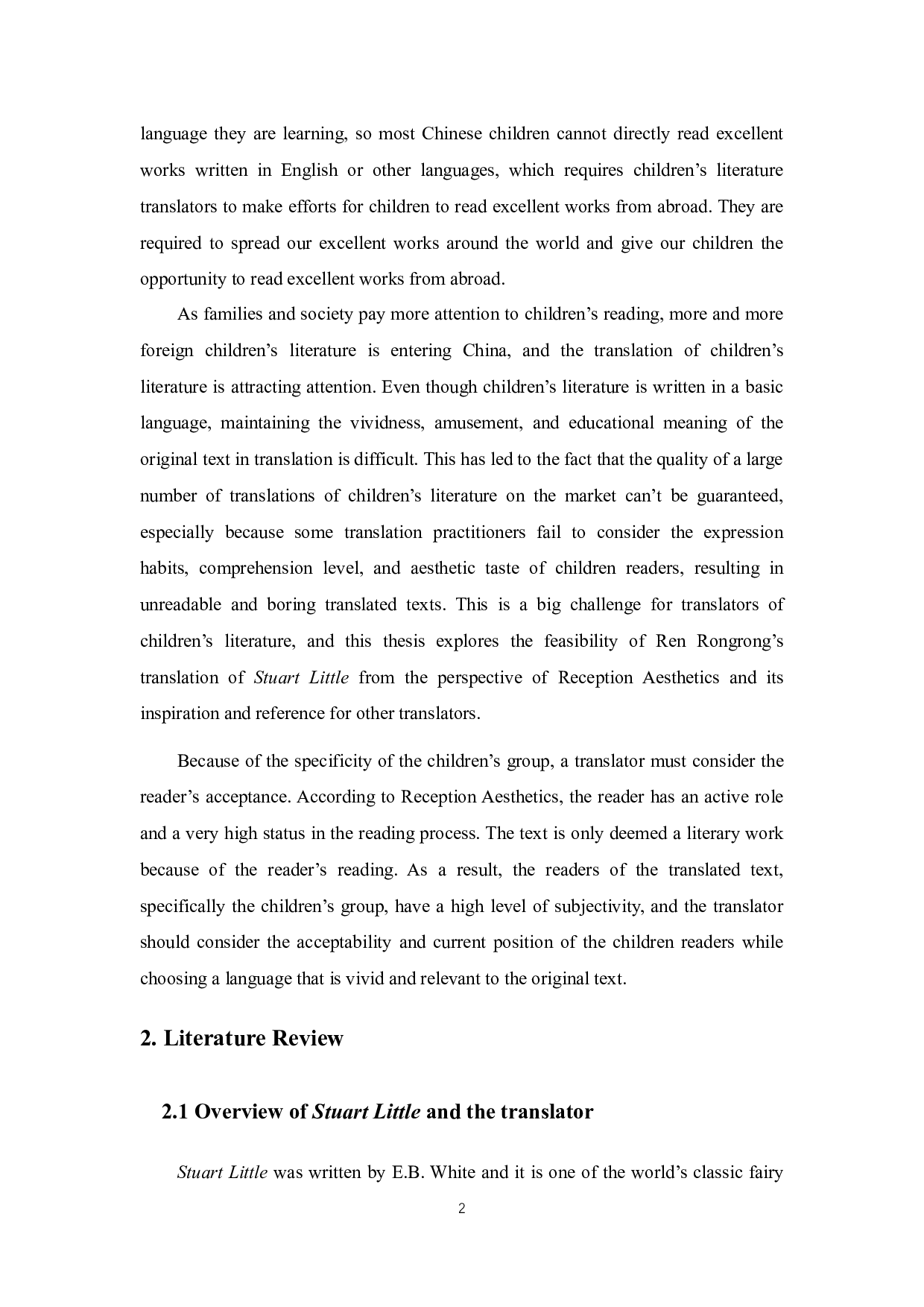 接受美学视角下儿童文学翻译研究&mdash;&mdash;以《精灵鼠小弟》为例-9084字.docx 第5页