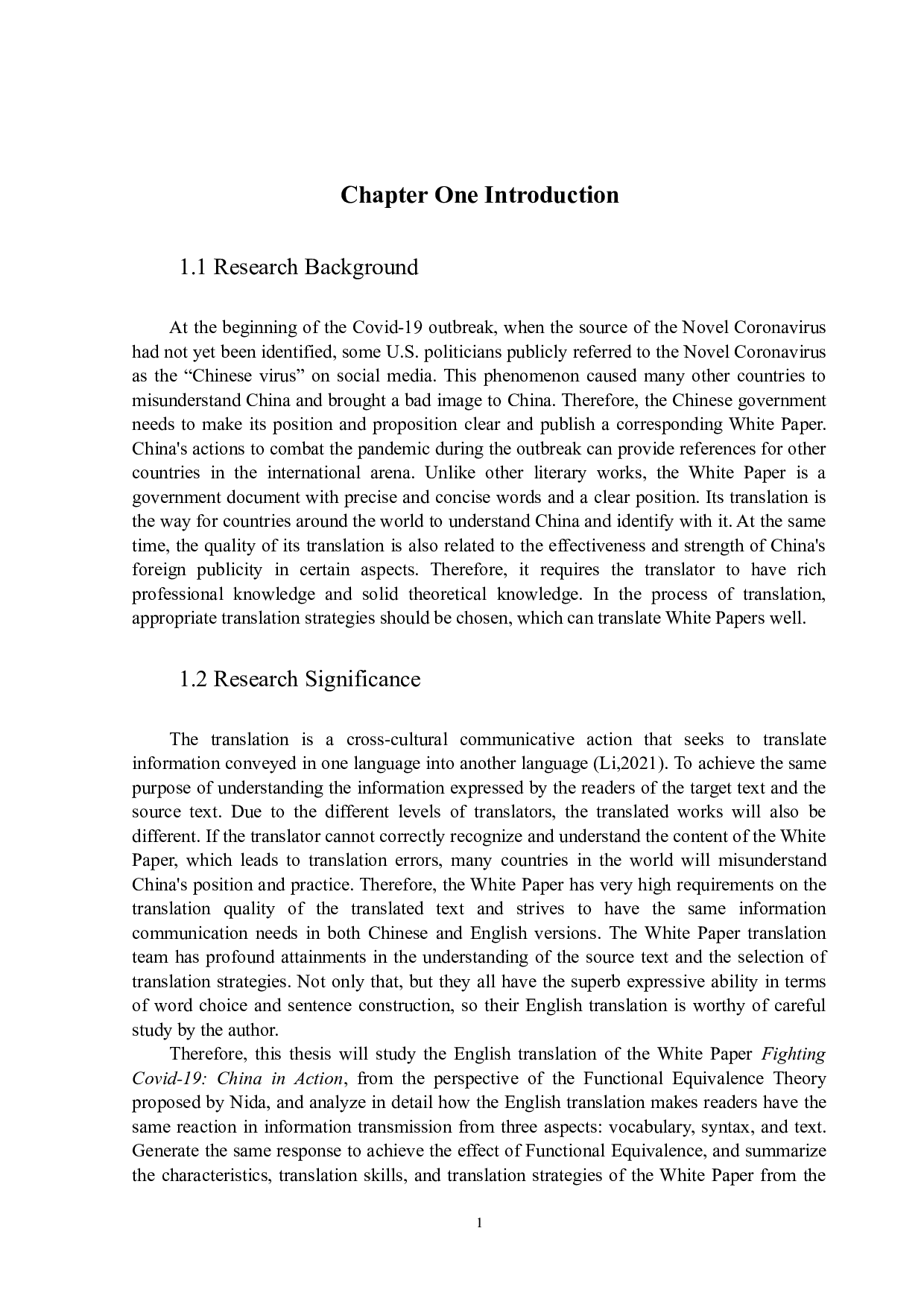 功能对等视角下《抗击新冠肺炎#中国在行动》翻译研究-8237字.docx 第5页