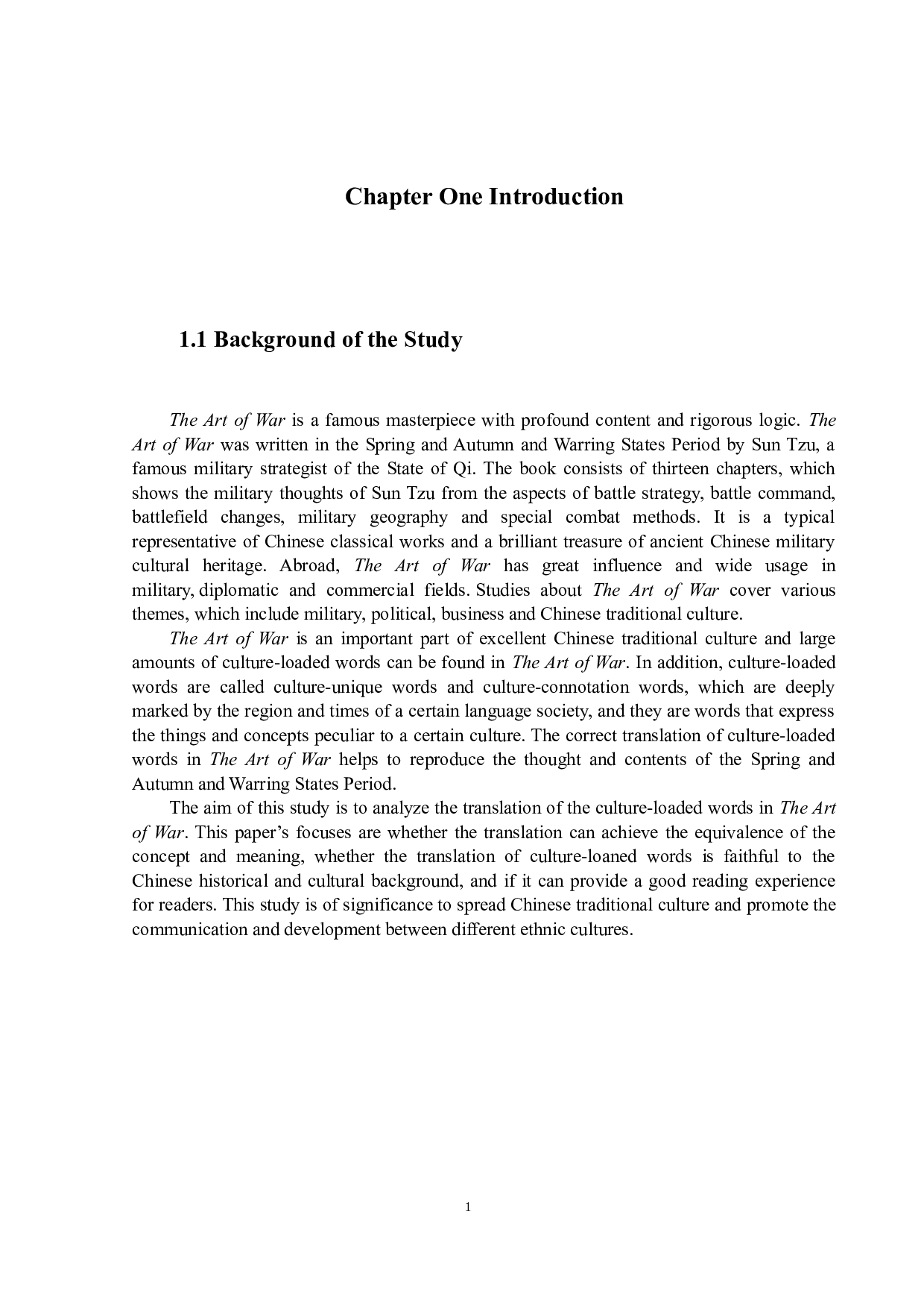 《孙子兵法》中文化负载词的翻译研究#以格里菲斯的英语翻译为例-8900字.docx 第6页