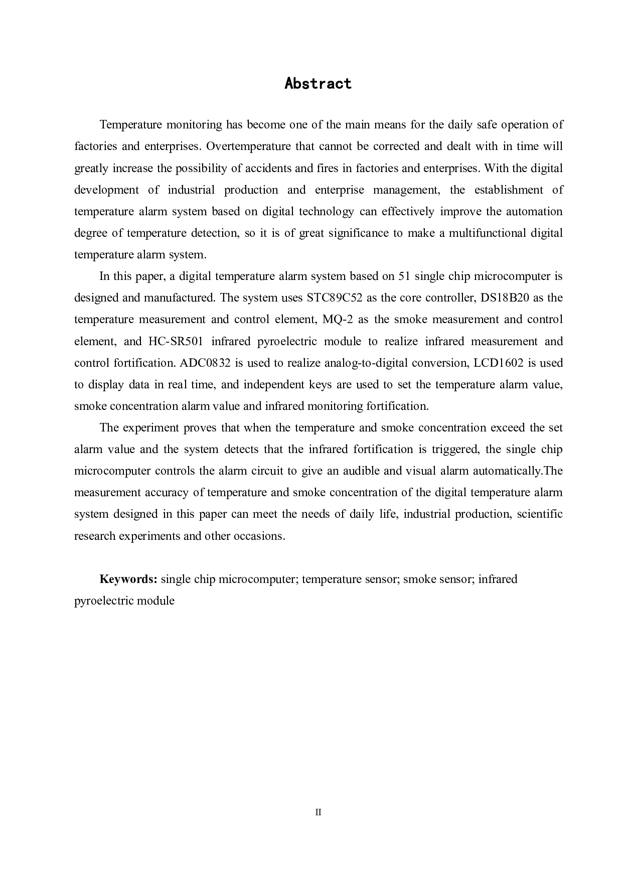 基于51单片机的数字温度报警系统设计-16939字.pdf 第4页