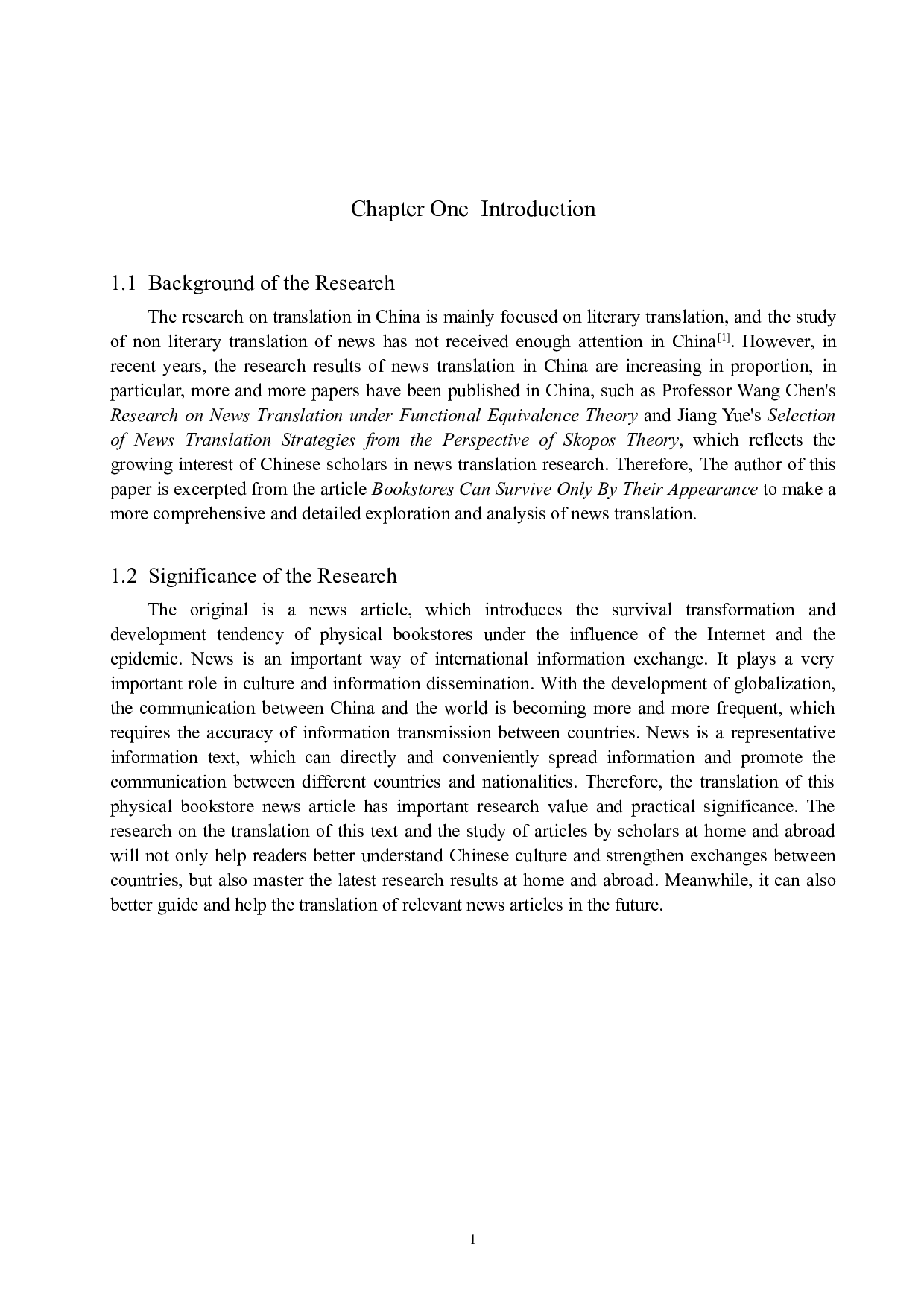 《书店要生存，只能看颜值》（节选）汉译英翻译实践报告-10493字.doc 第4页