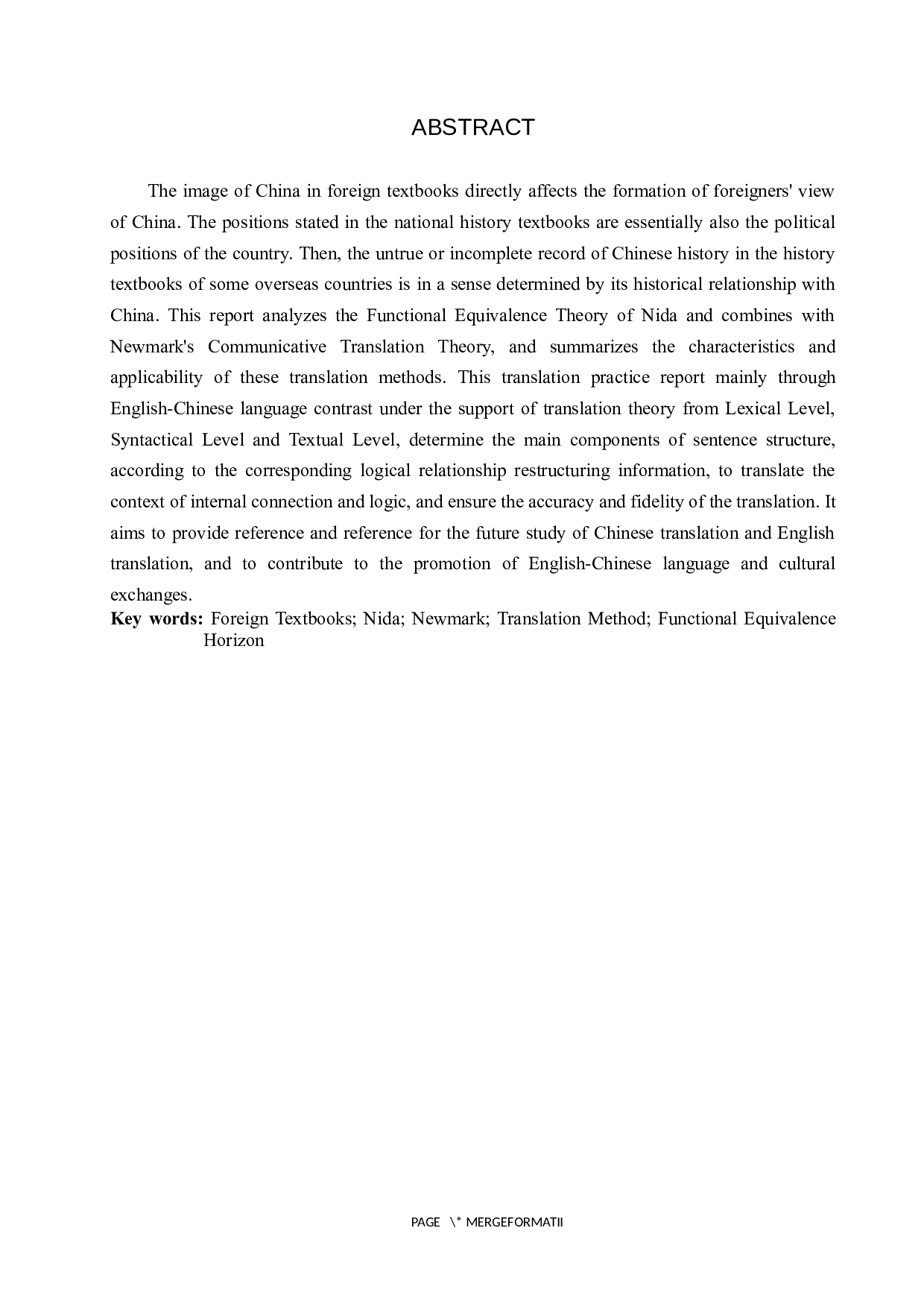 《外国教科书里的中国什么样》节选 汉译英翻译实践报告-12584字.docx 第2页