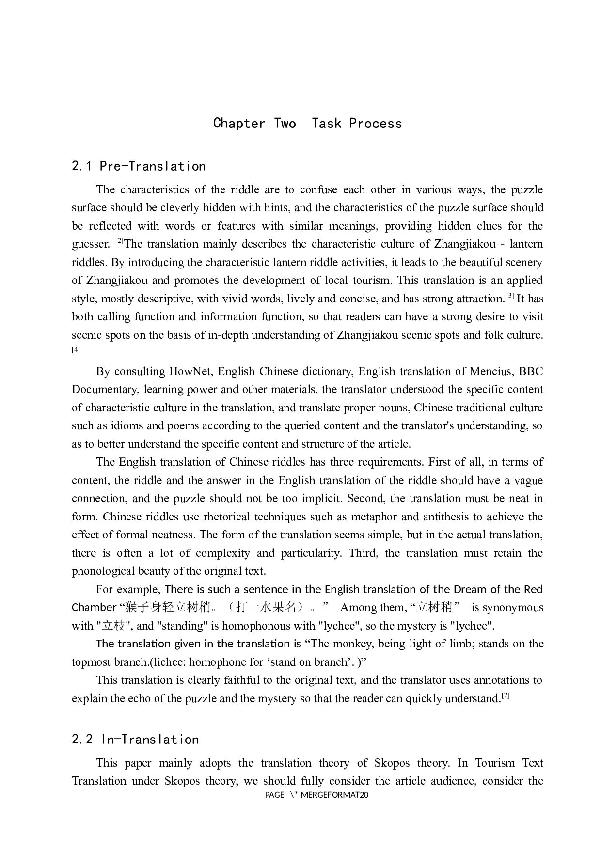 《河北张家口灯谜传承发展》（节选）汉译英翻译实践报告-9731字.docx 第5页