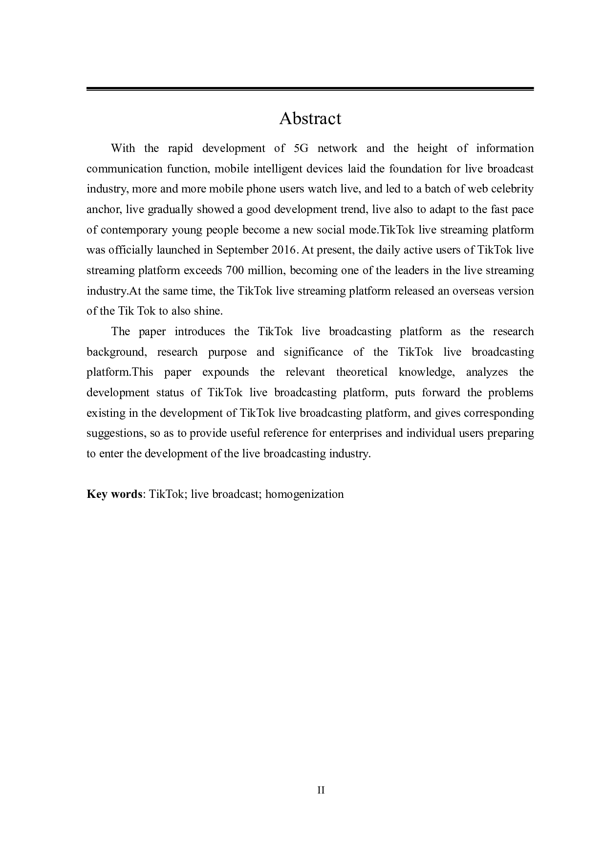抖音直播平台发展策略研究-29188字.pdf 第2页