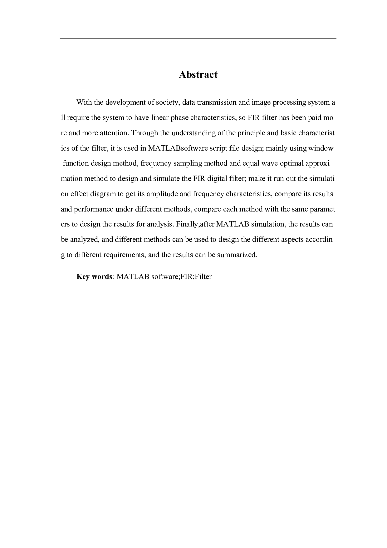 基于 MATLABSimulink FIR 数字滤波器设计的不同实现方法研究-7589字.pdf 第2页
