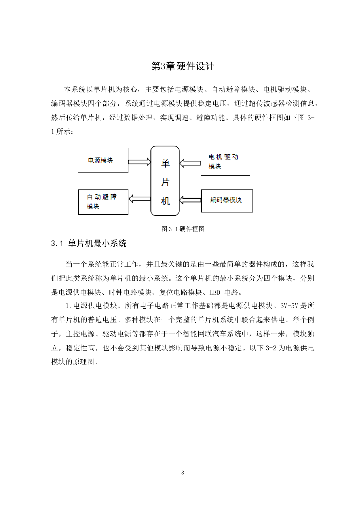 基于单片机的自动避障小车设计1-17-11387字.docx 第10页
