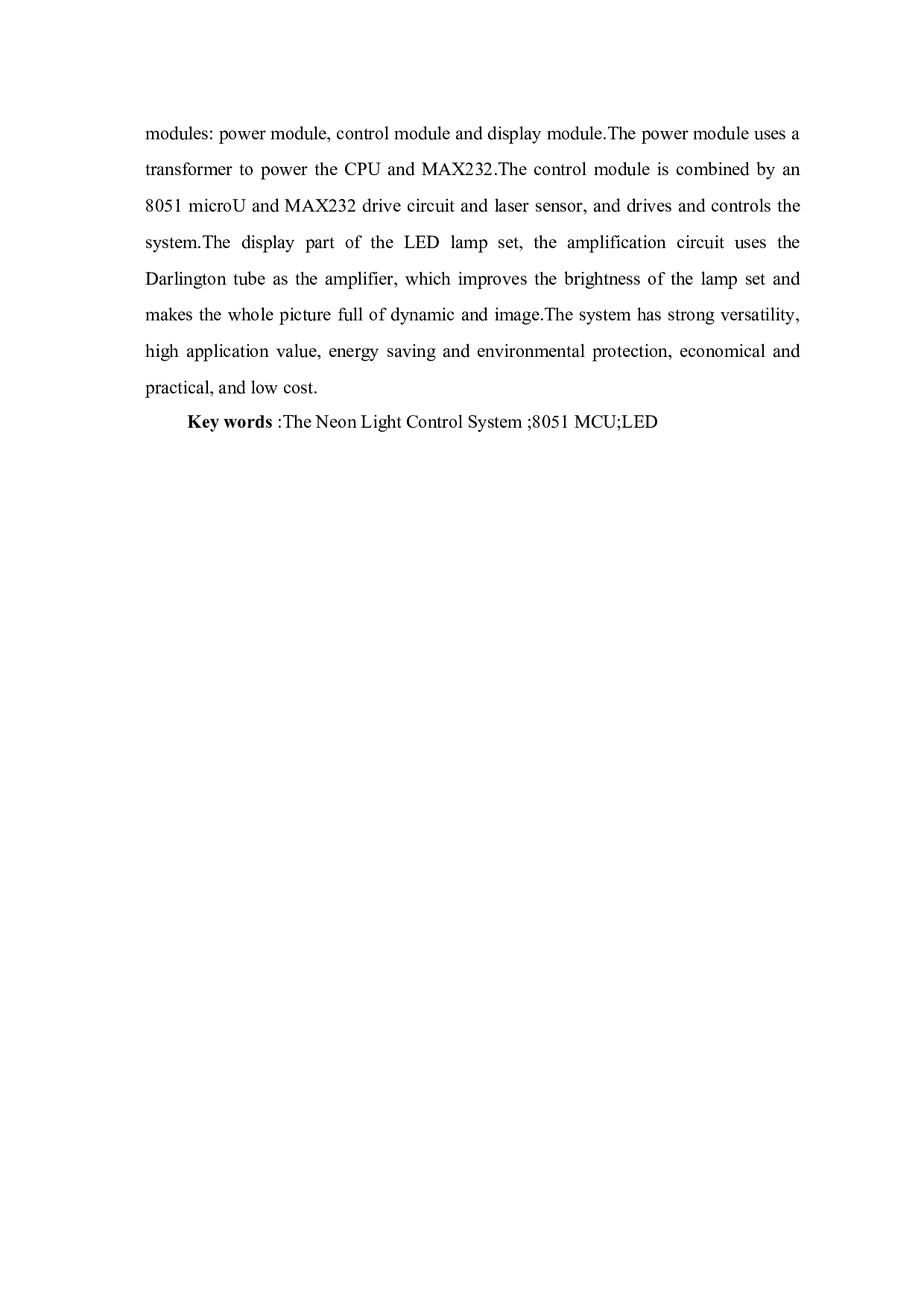 基于51单片机的霓虹灯控制系统设计-6811字.doc 第3页