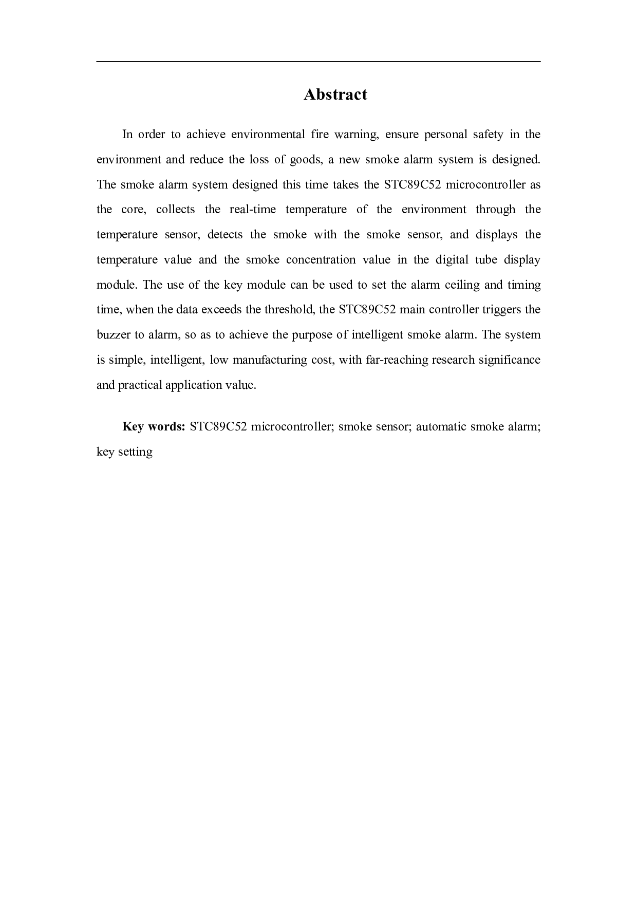 基于51单片机的烟雾报警器系统-7918字.pdf 第3页