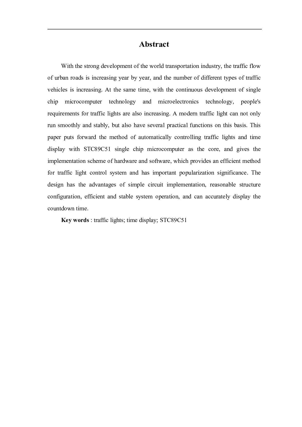 基于51单片机的交通灯设计-10982字.pdf 第3页