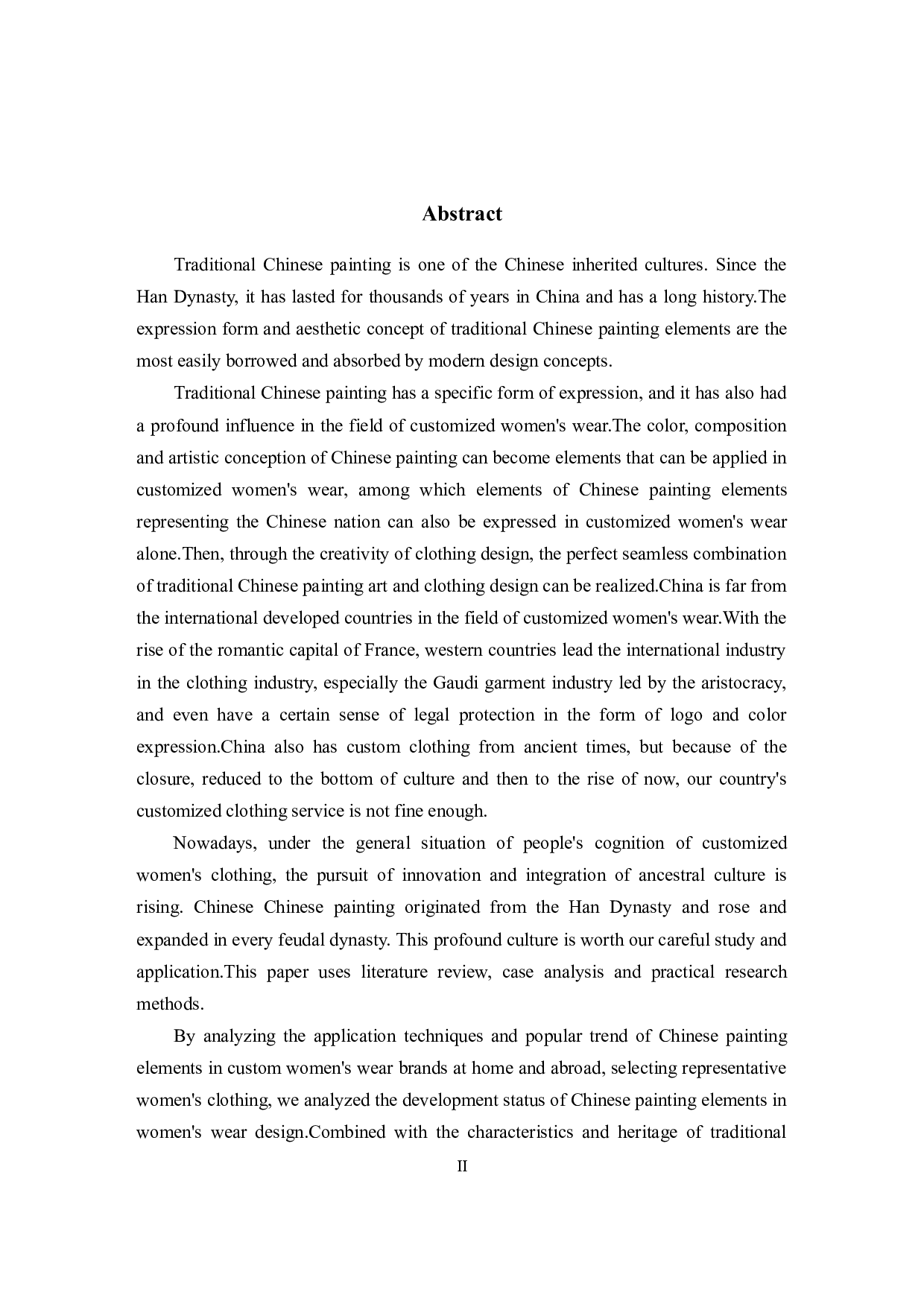 国画元素在定制女装中的用研究-10306字.docx 第2页