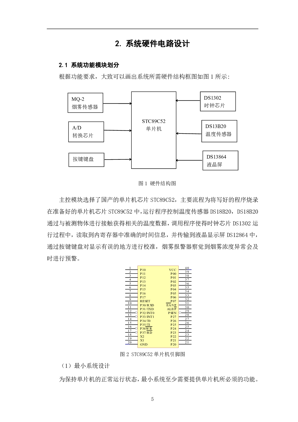 基于单片机的电子万年历设计-10458字.pdf 第8页
