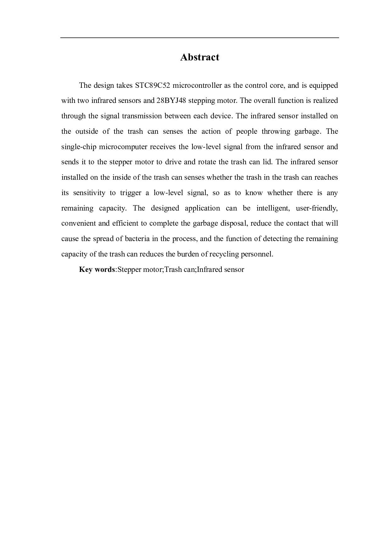 基于51单片机的智能垃圾桶设计-7883字.pdf 第3页