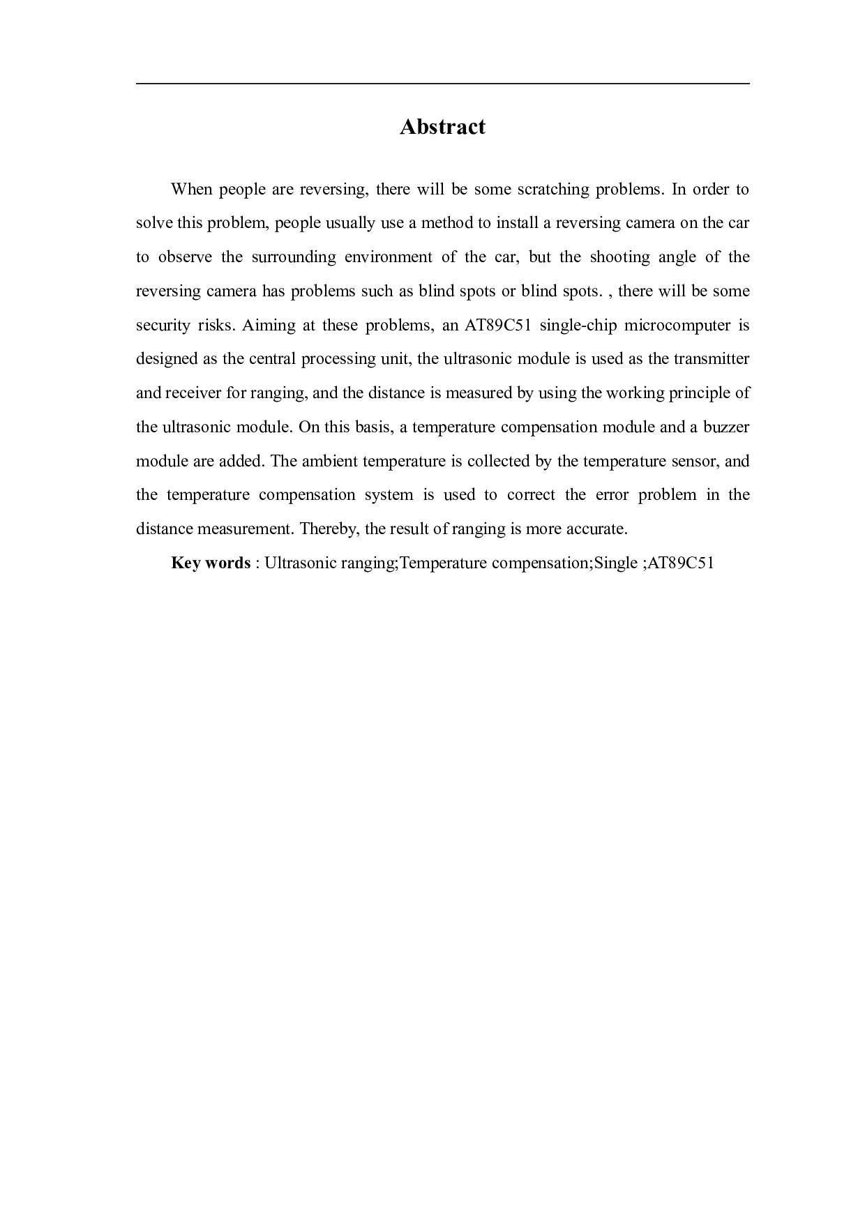 基于单片机的超声波测距设计-7294字.pdf 第3页
