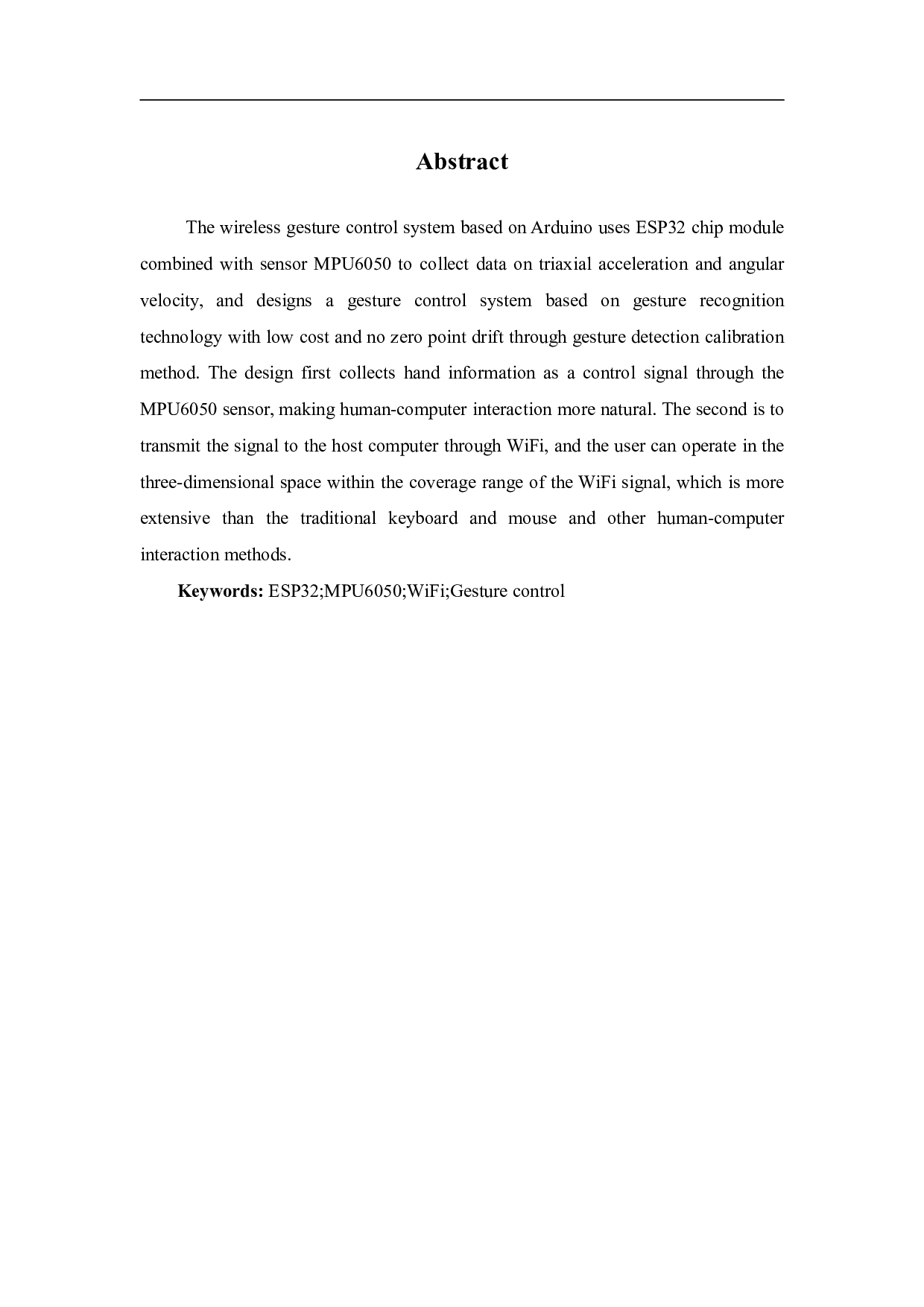 基于Arduino的无线手势控制设计-9171字.pdf 第3页