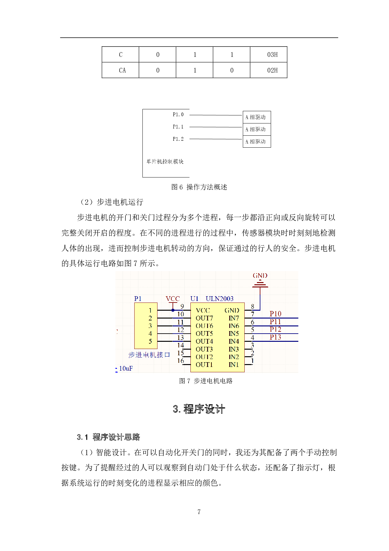 基于51单片机的自动门设计-7247字.pdf 第10页