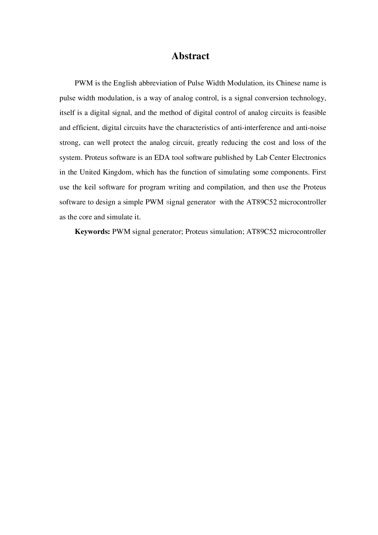 基于Proteus的PWM信号发生器的设计与仿真-5993字.pdf 第3页