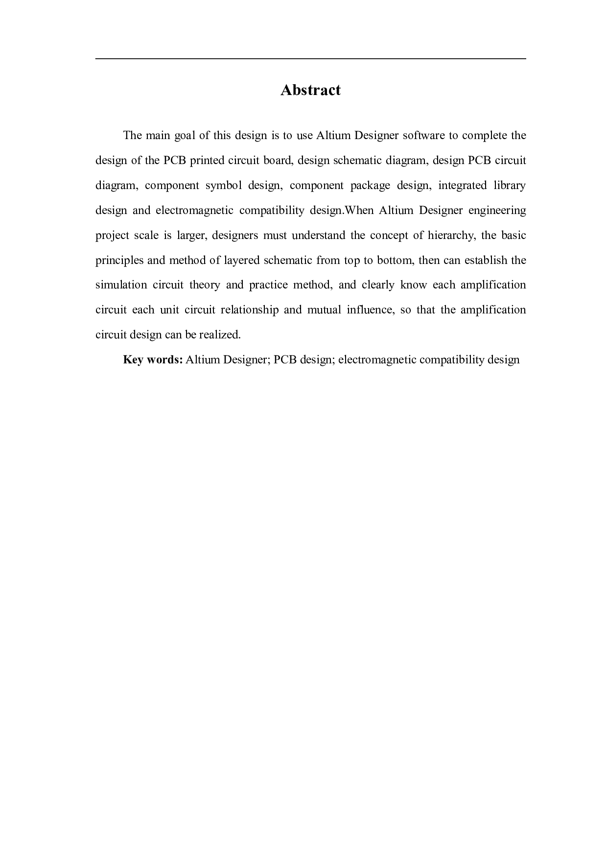 基于AltiumDesigner的放大电路PCB设计-5180字.pdf 第3页