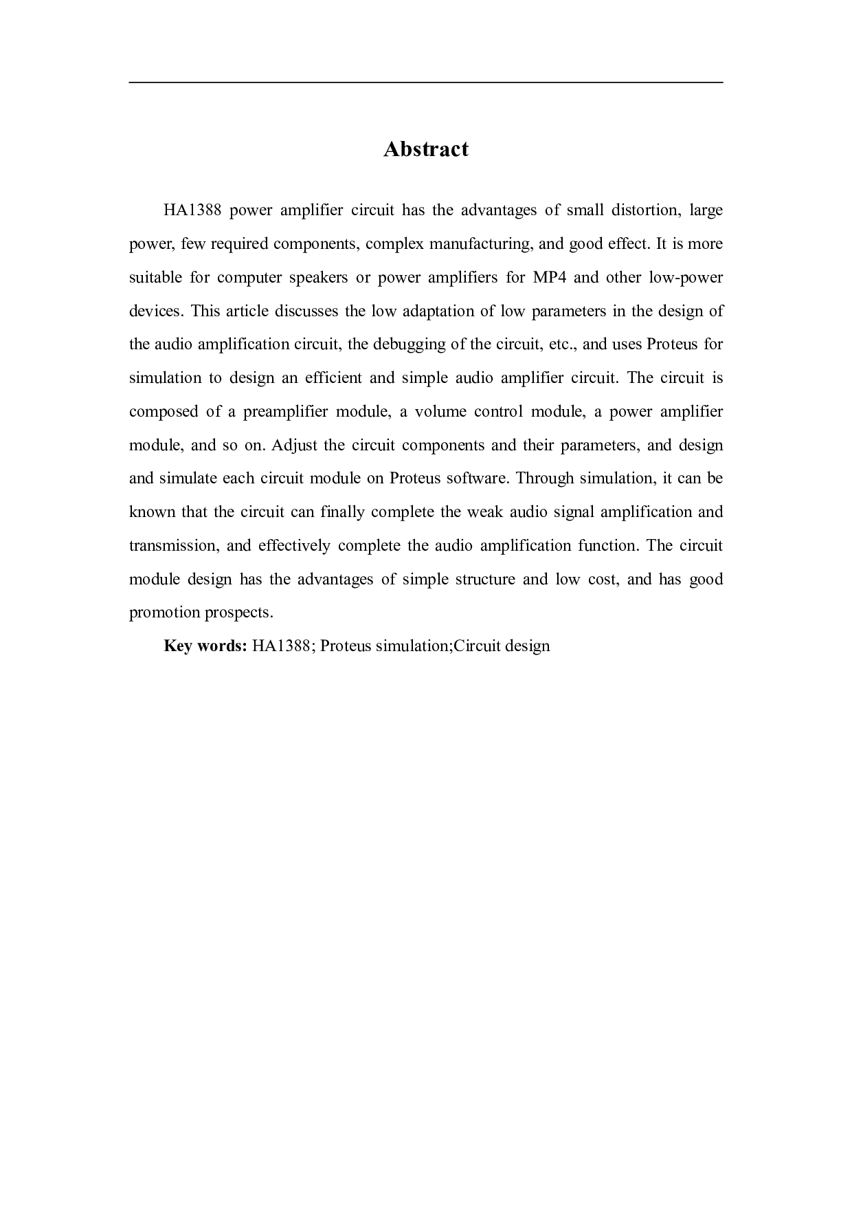 基于HA1388的功放设计与仿真-5888字.pdf 第3页