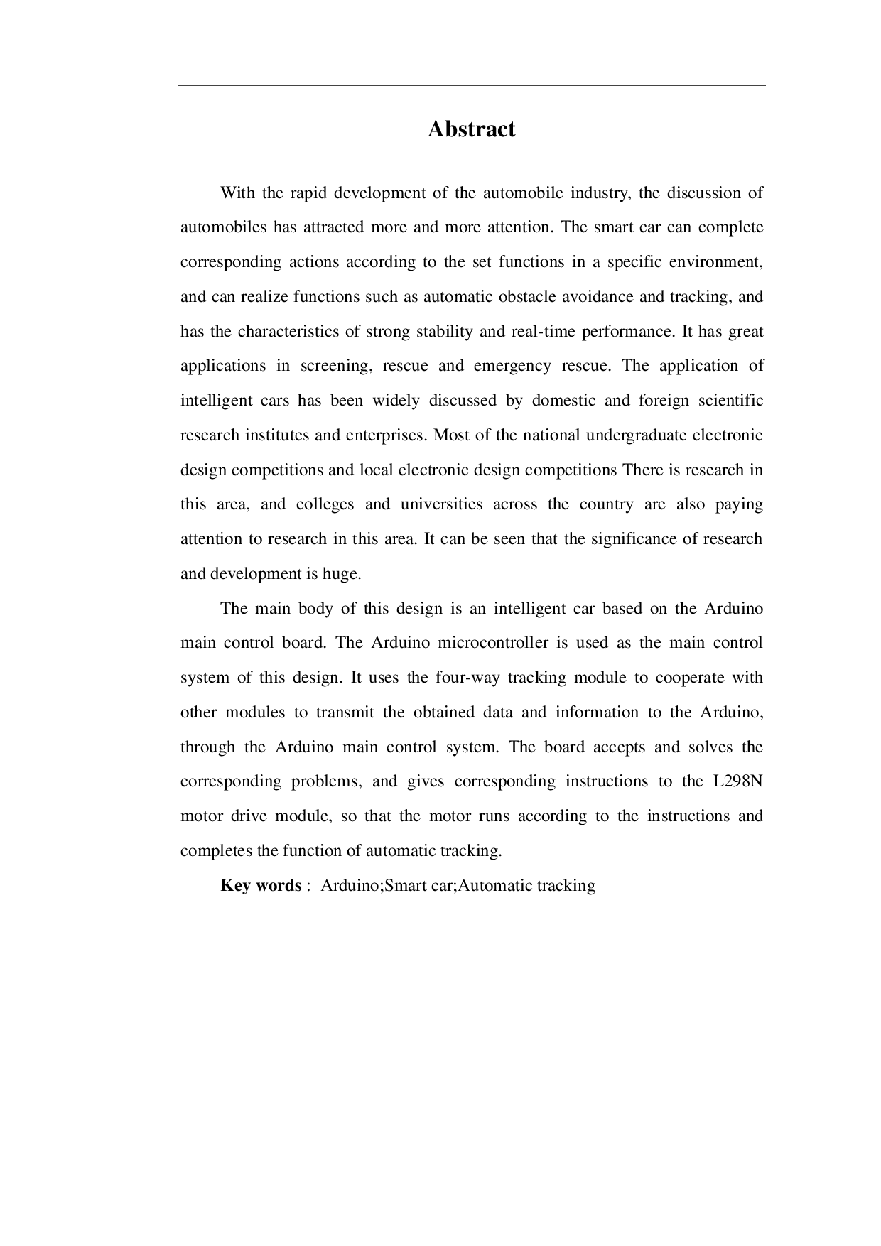 基于Arduino单片机的循迹小车设计-5920字.pdf 第3页