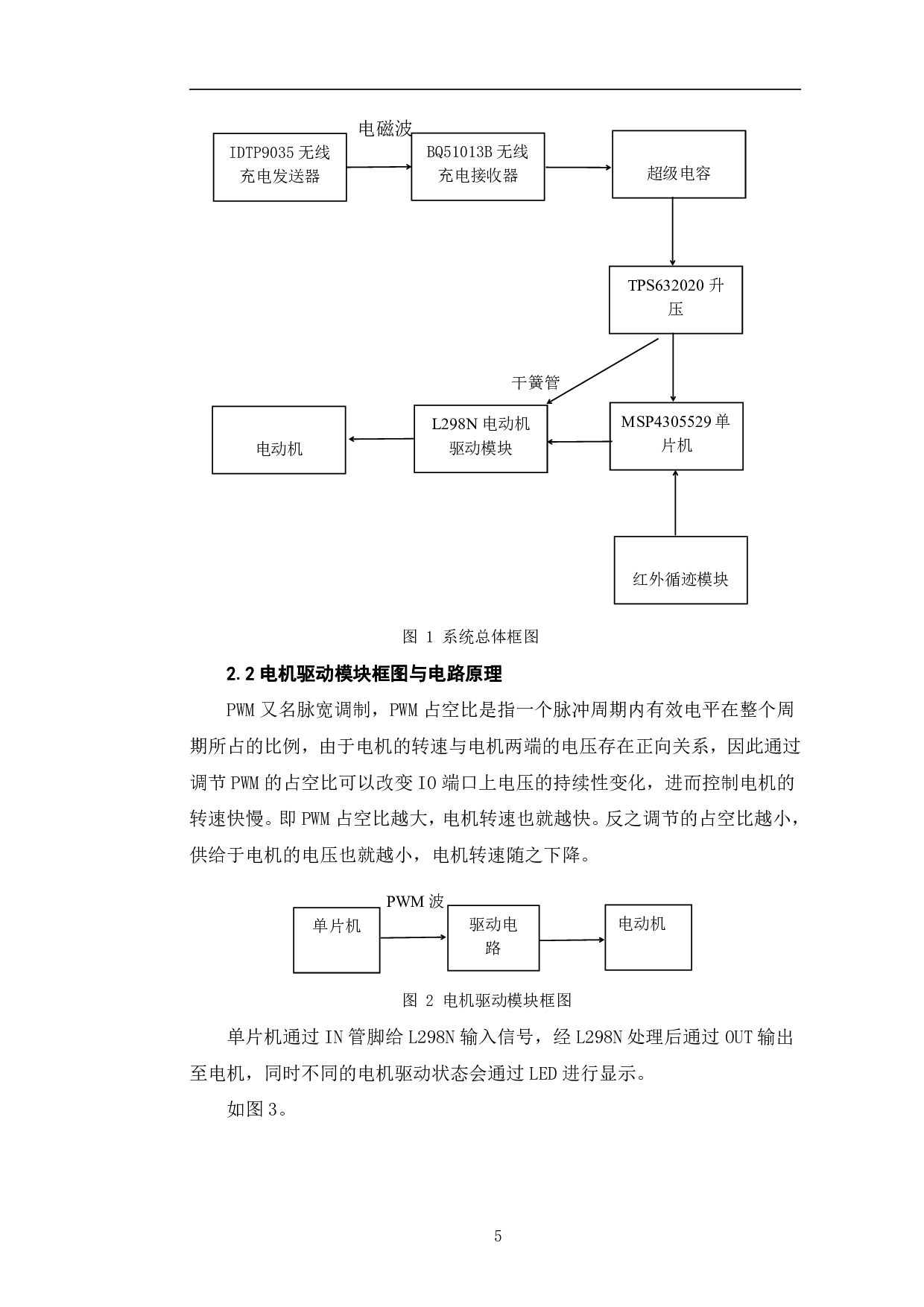 基于MSP430单片机的无线充电循迹小车设计-6270字.pdf 第8页