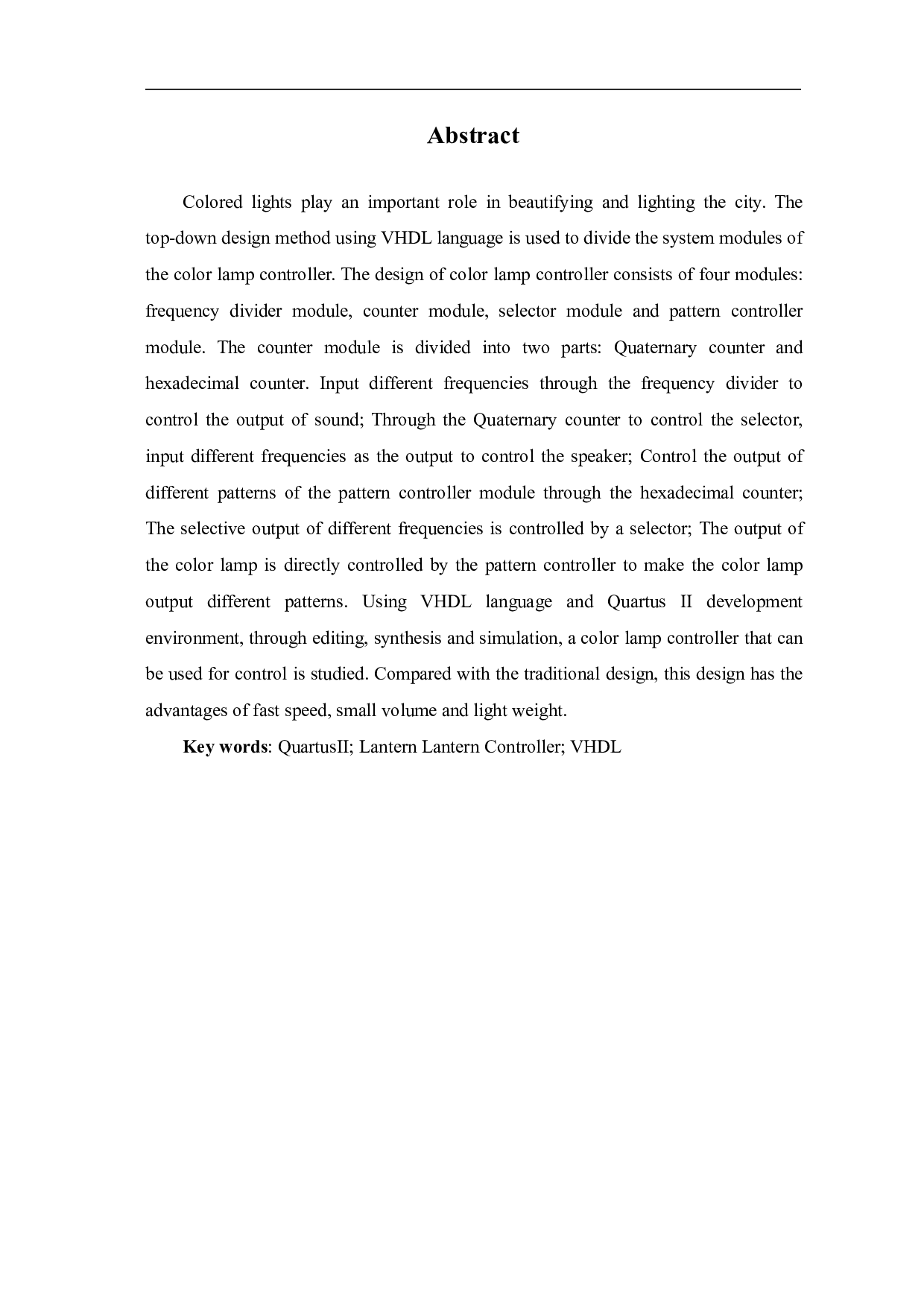 基于VHDL的彩灯控制器设计-6623字.pdf 第3页
