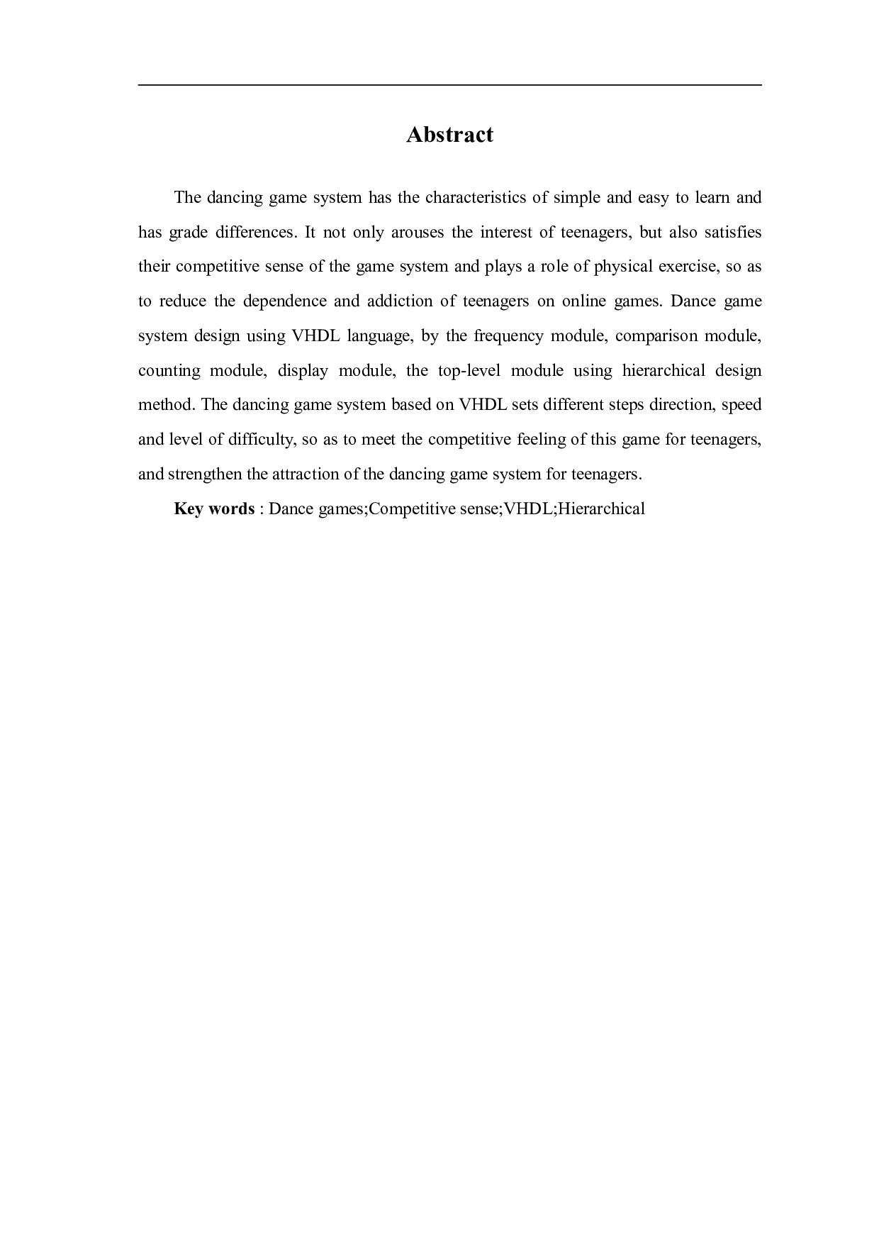 基于VHDL的跳舞游戏系统设计-7218字.pdf 第3页