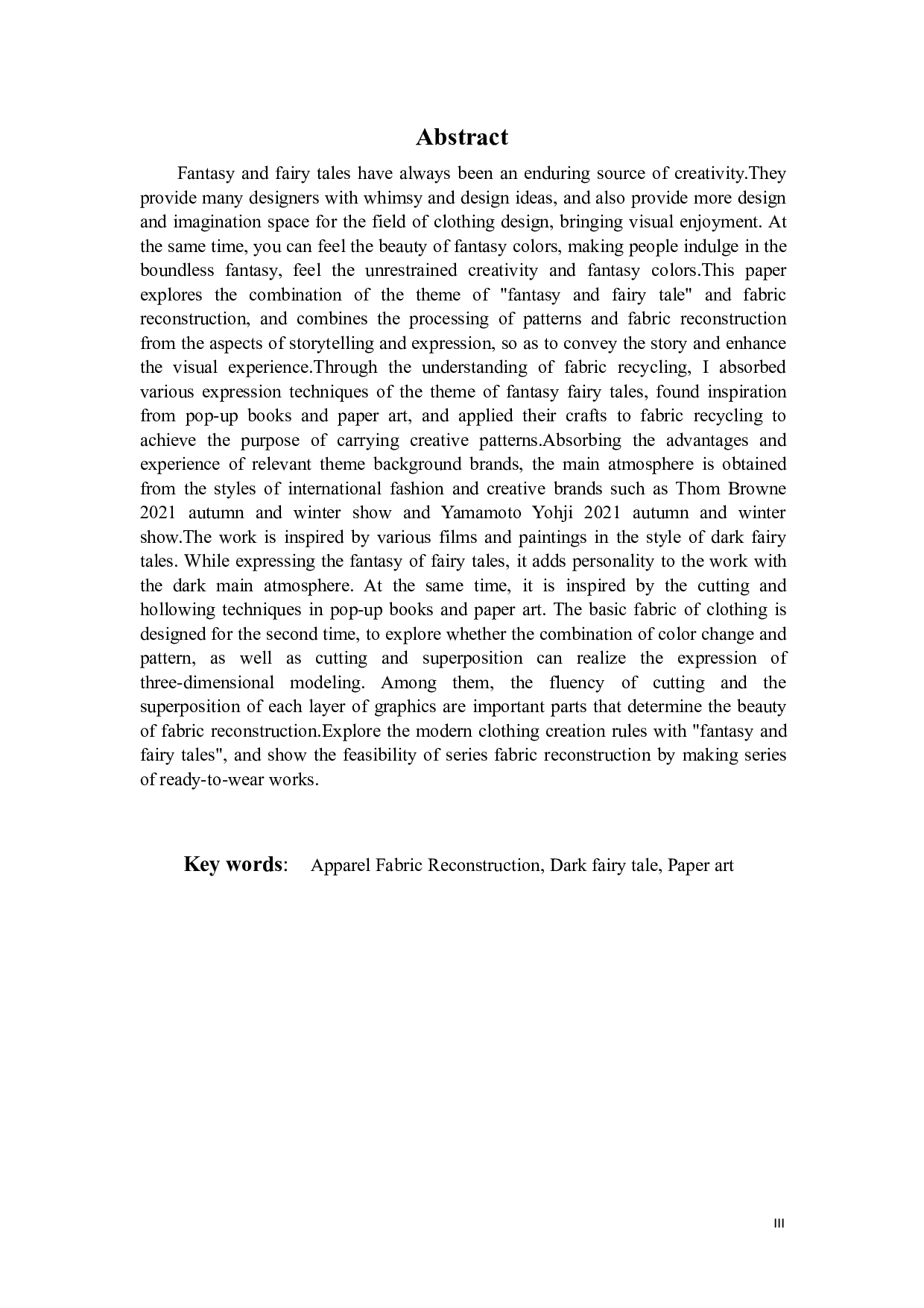 暗黑童话主题服装系列设计对创意面料再造的探索-11925字.pdf 第1页