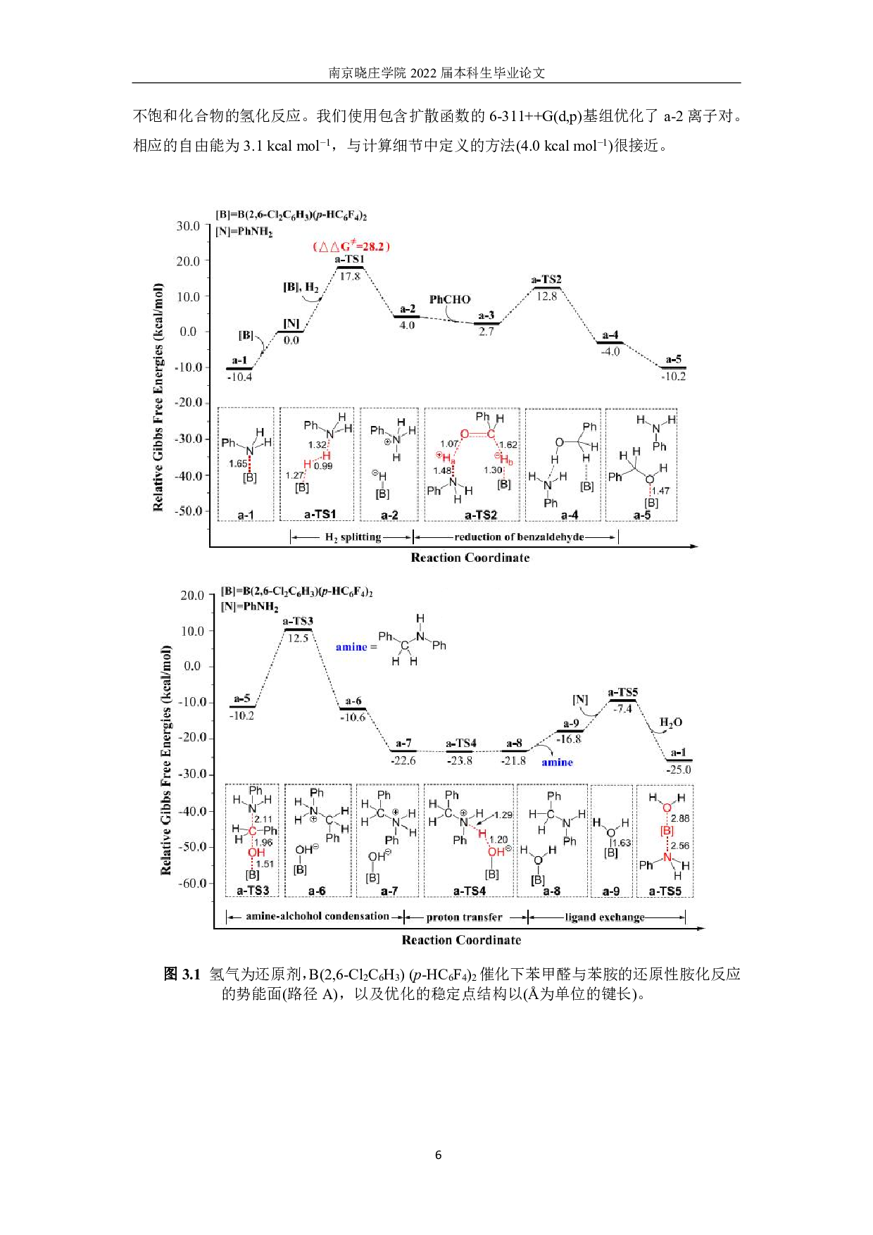 硼烷催化苯胺与苯甲醛还原胺化反应的理论研究-16729字.pdf 第9页