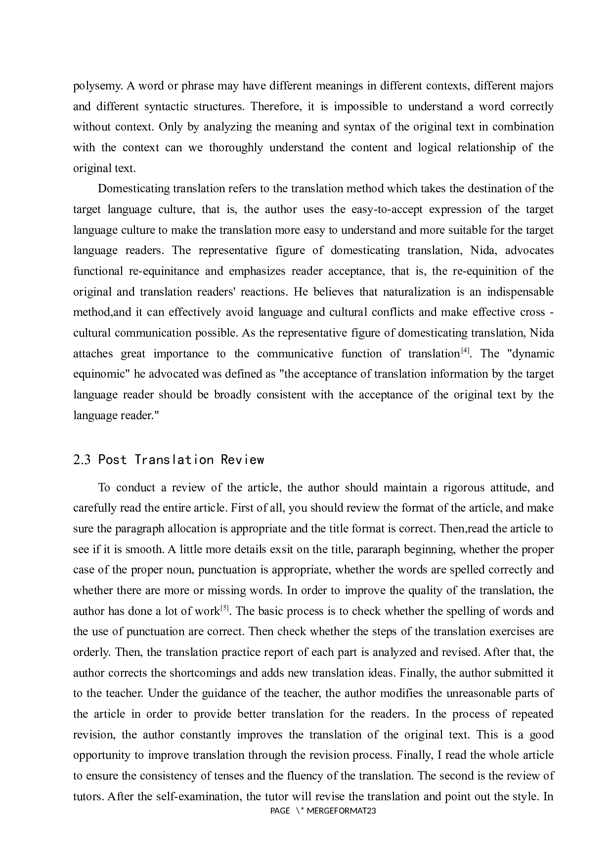 《申奥背景下张家口服务业英语应用现状及对策》(节选)汉译英翻译实践报告-10491字.docx 第8页