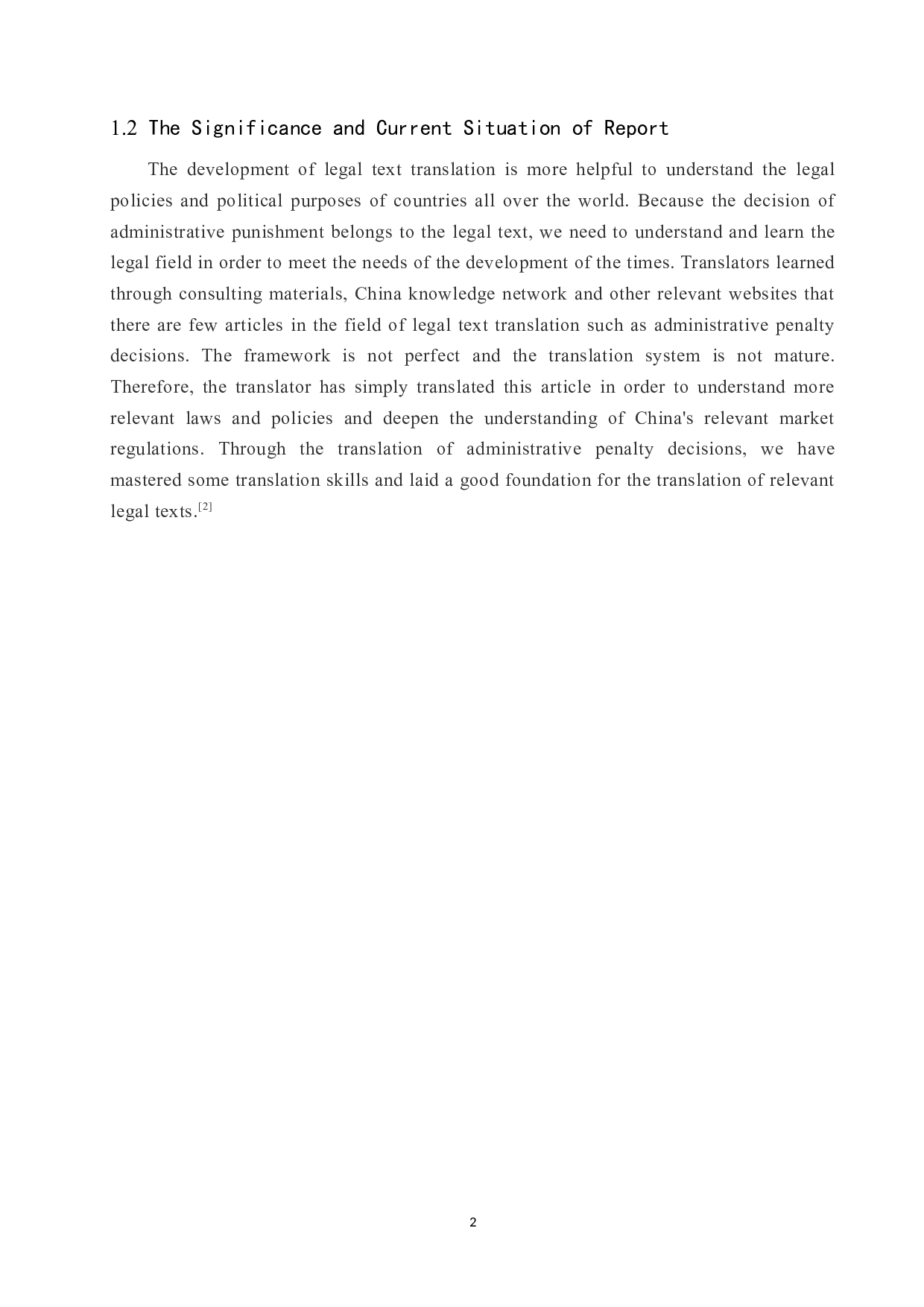 《国家市场监督管理总局对阿里巴巴行政处罚决定书》（节选）汉译英翻译实践报告-9860字.doc 第5页